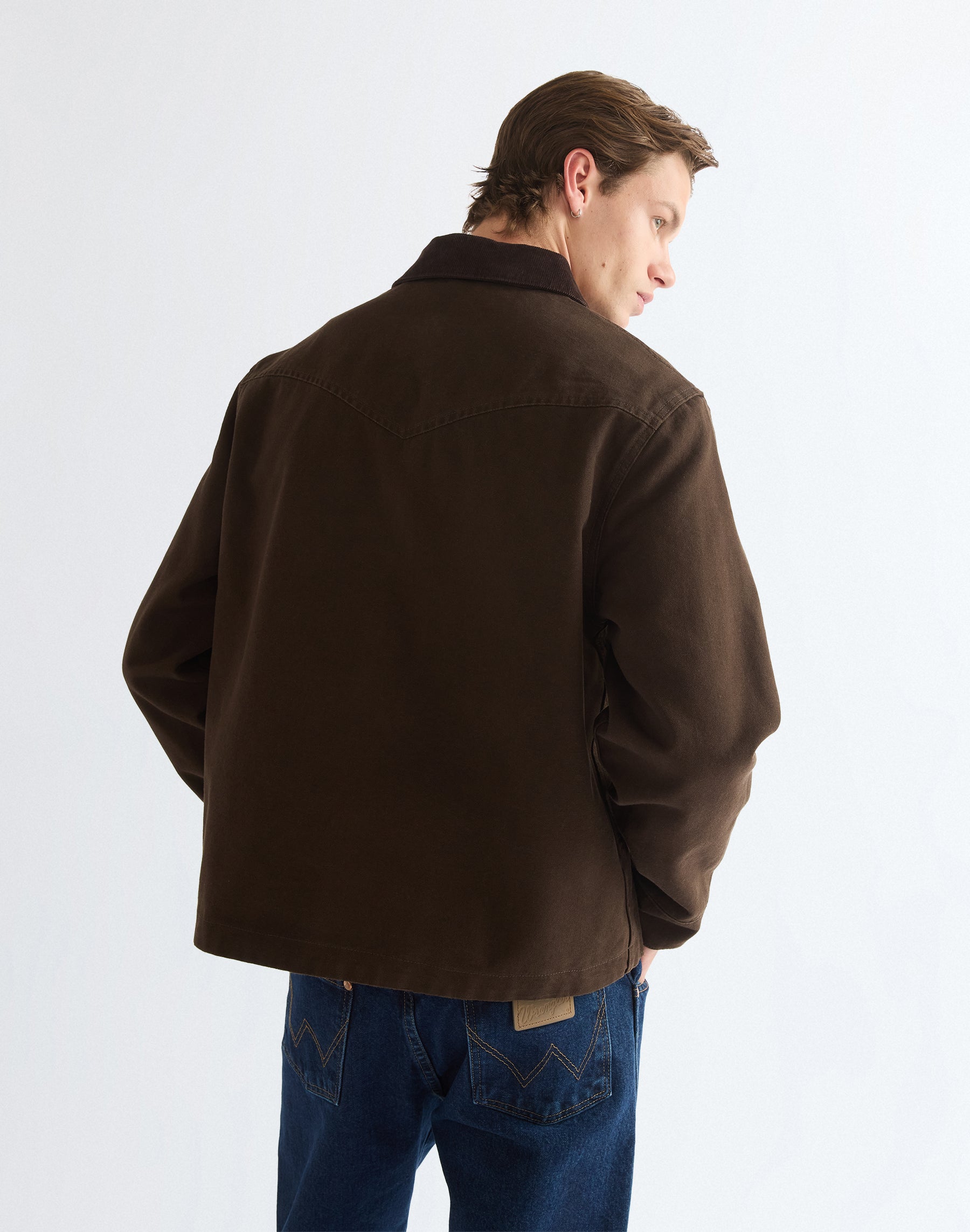 Jacke Utility in Chocolate Torte Jacken Wrangler