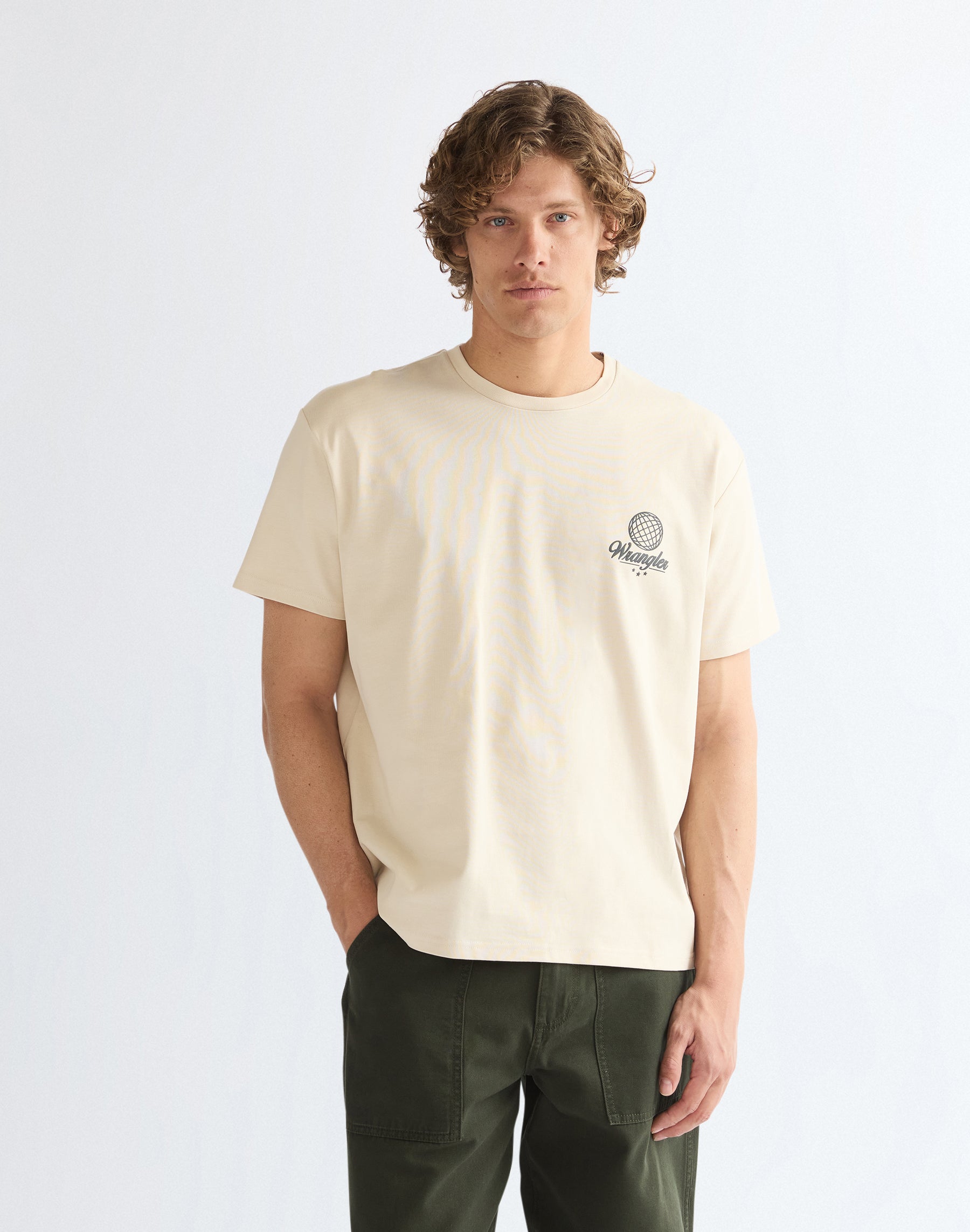 T-Shirt Vintage in Almond Milk T-Shirts Wrangler