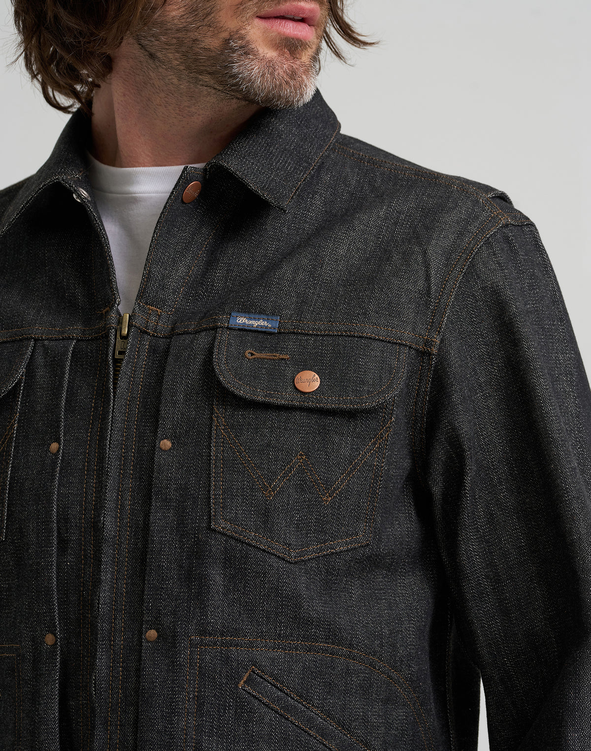 Jeansjacke 11MJZ in Black Raw Jacken Wrangler