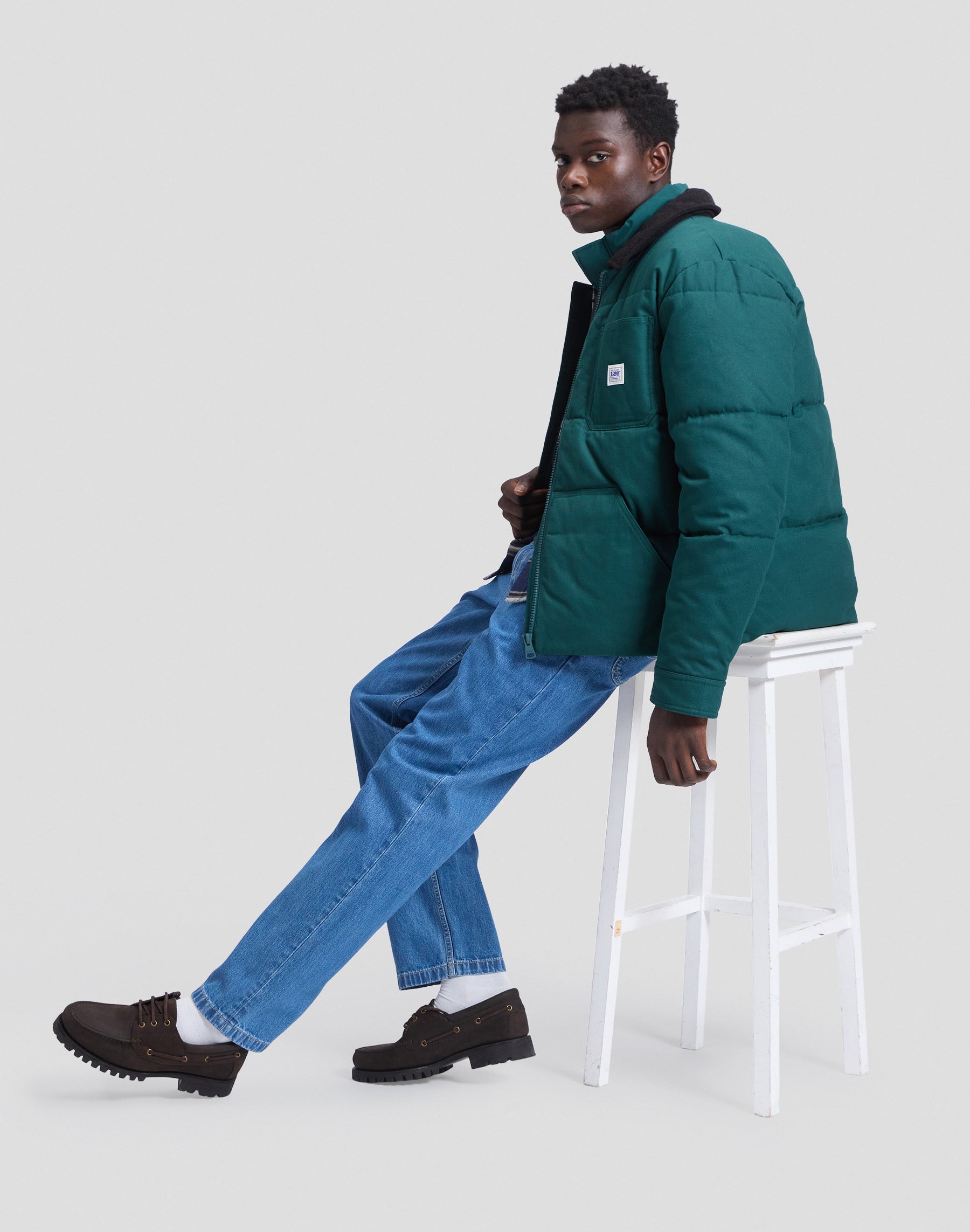 Winterjacke Workwear Puffer in Ponderosa Pine Jacken Lee