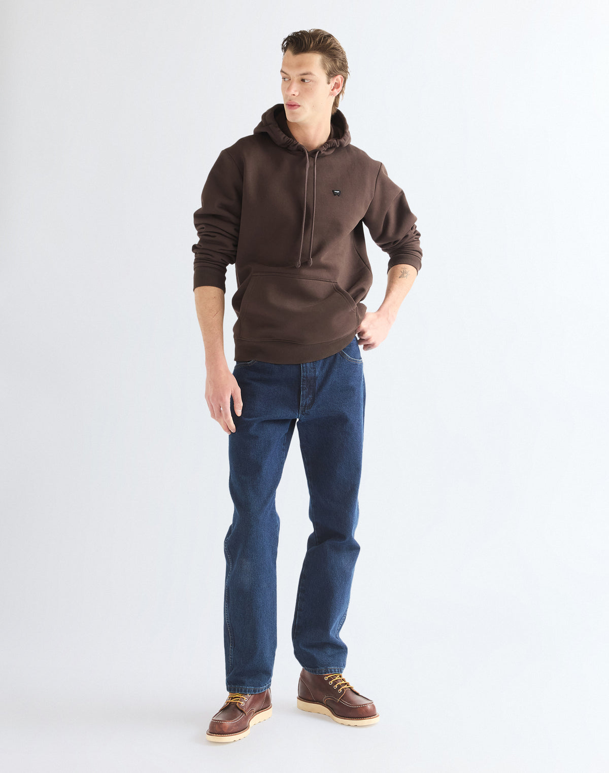 Kapuzenpullover Sign Off in Chocolate Torte Kapuzenpullover Wrangler