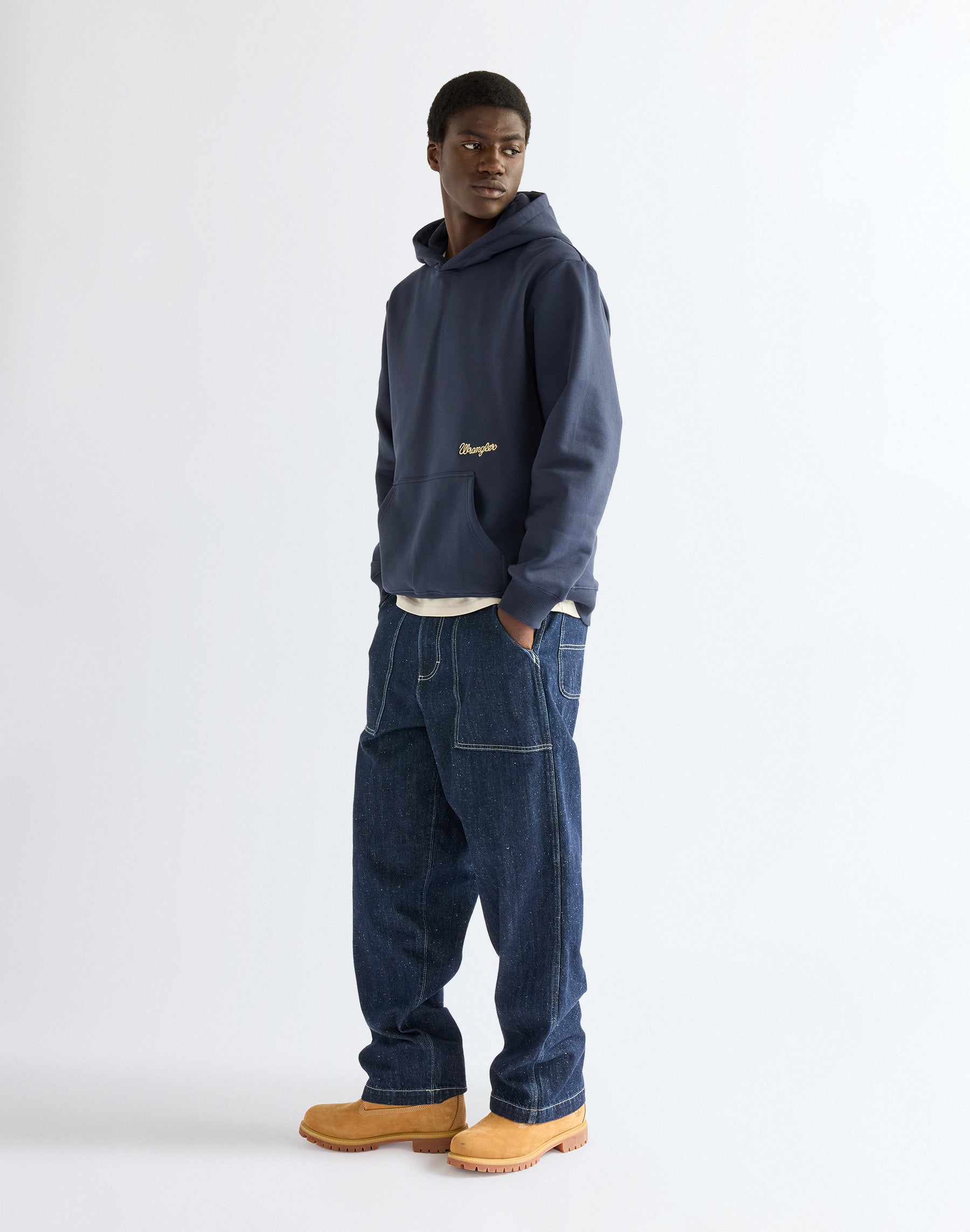 Kapuzenpullover Embroidery in Dark Sapphire Kapuzenpullover Wrangler