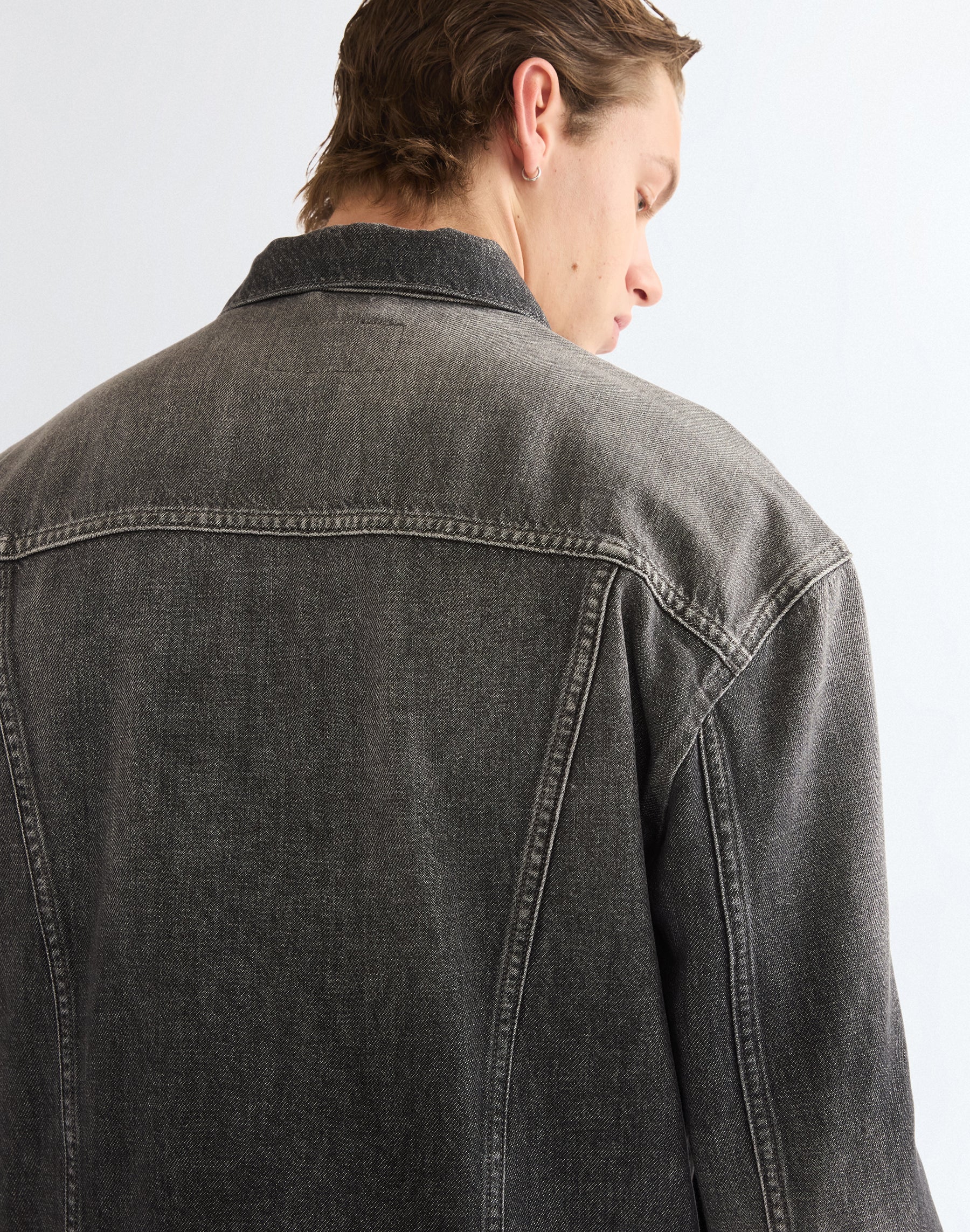 Jeansjacke Anti Fit Trucker in Smoky Granite Jacken Wrangler