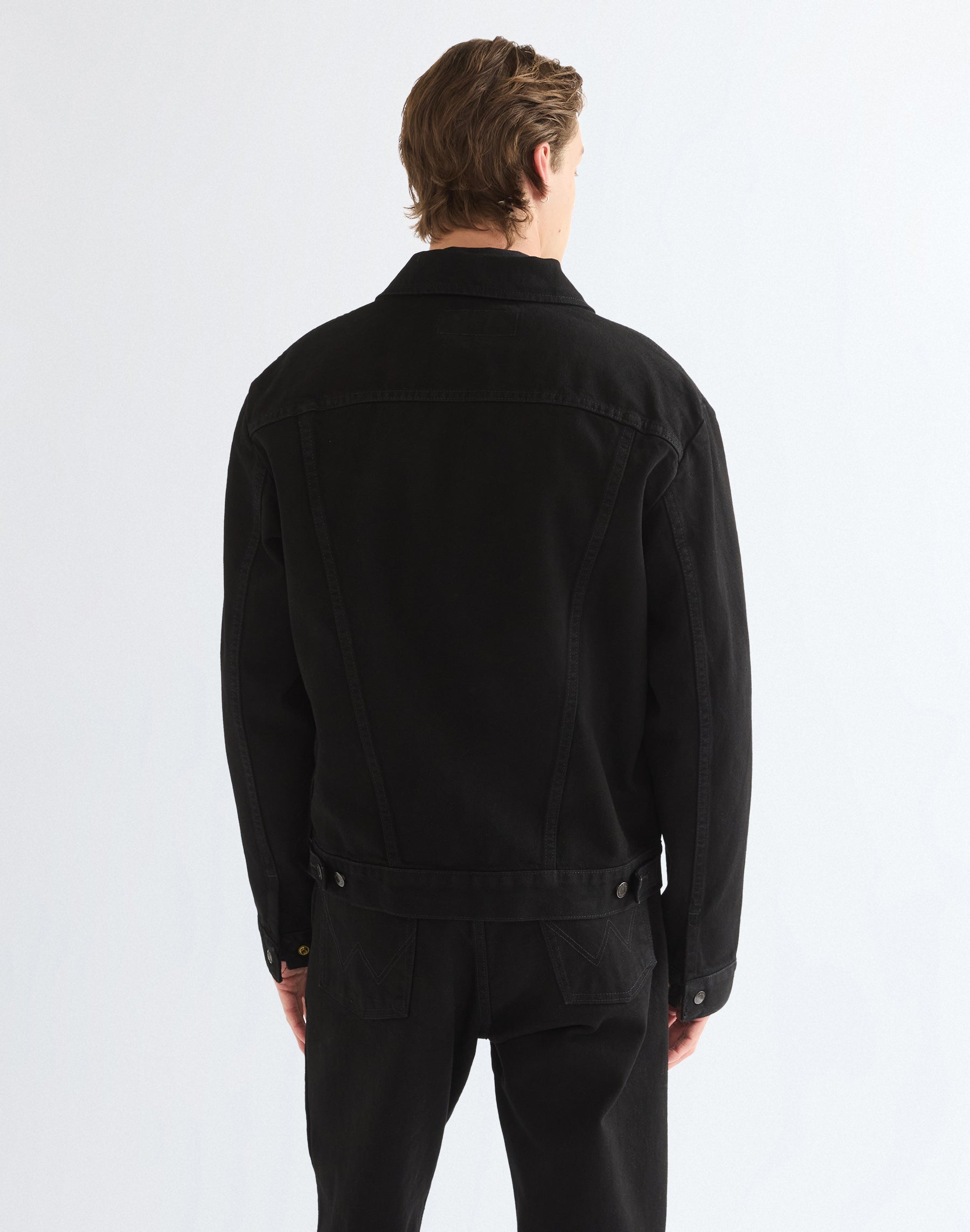 Jeansjacke Cowboy Cut in Shadow Black Jacken Wrangler