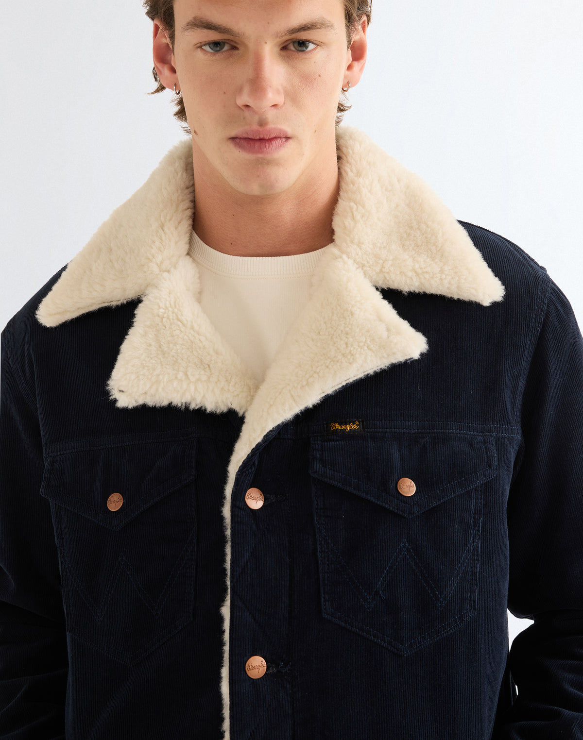 Sherpajacke Wrange in Dark Sapphire Jacken Wrangler