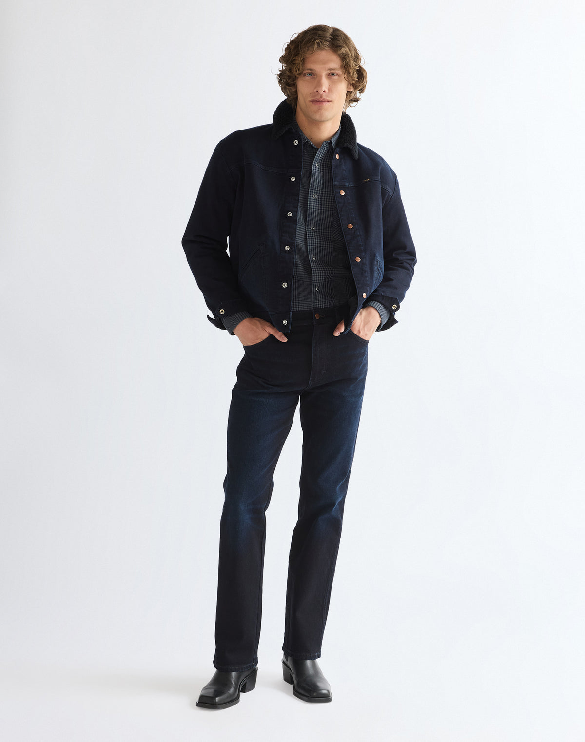 Jeansjacke Buffalo Trace in Glacier Blue Jacken Wrangler