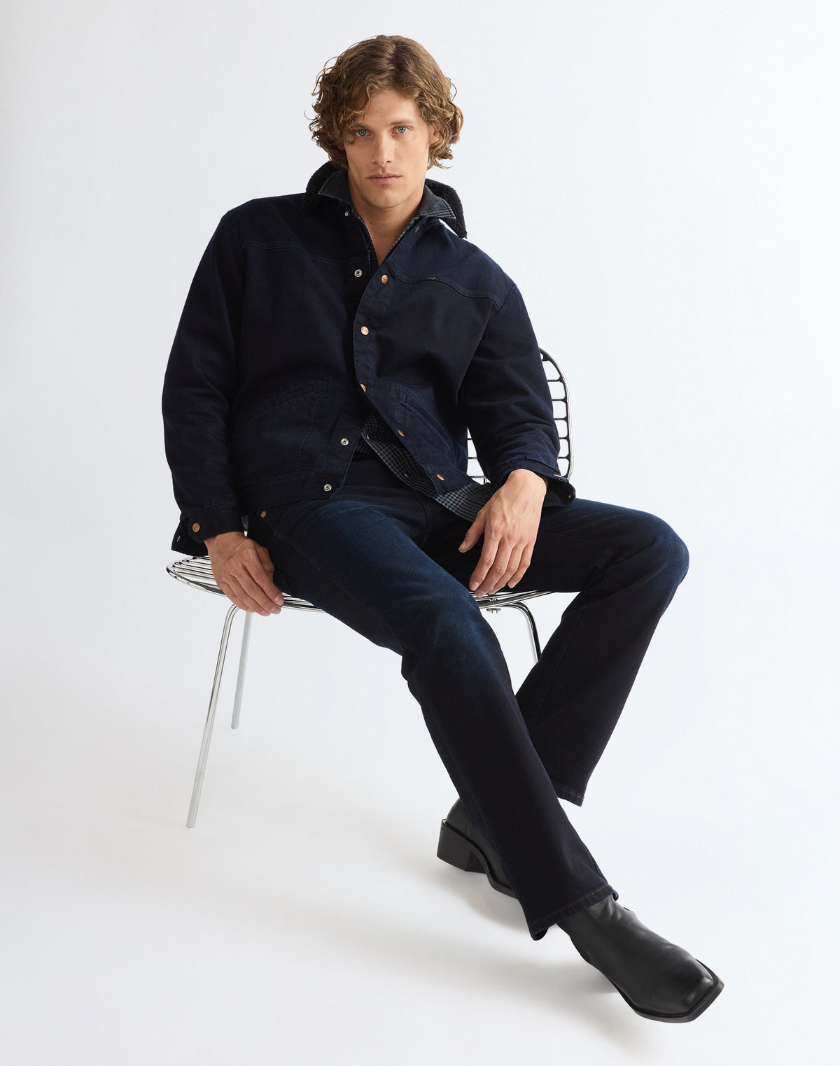 Jeansjacke Buffalo Trace in Glacier Blue Jacken Wrangler
