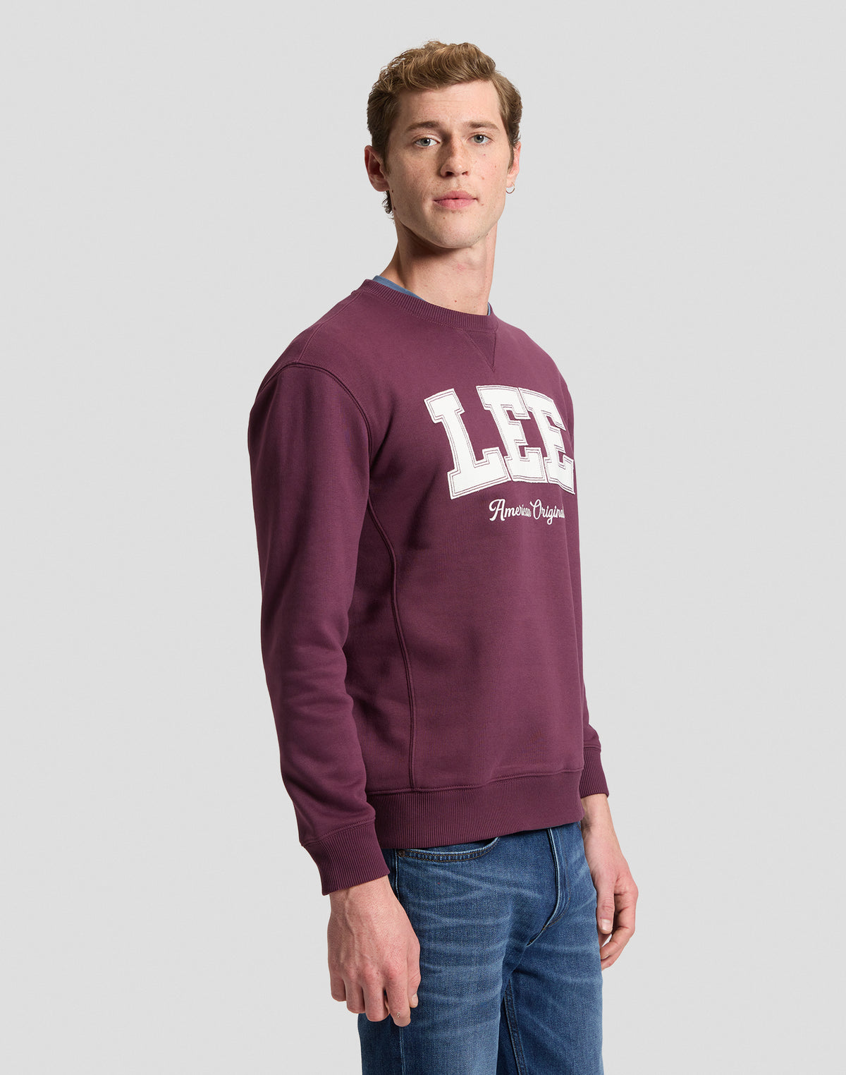 Sweatshirt Lee Original in Fig Sweatshirts Lee