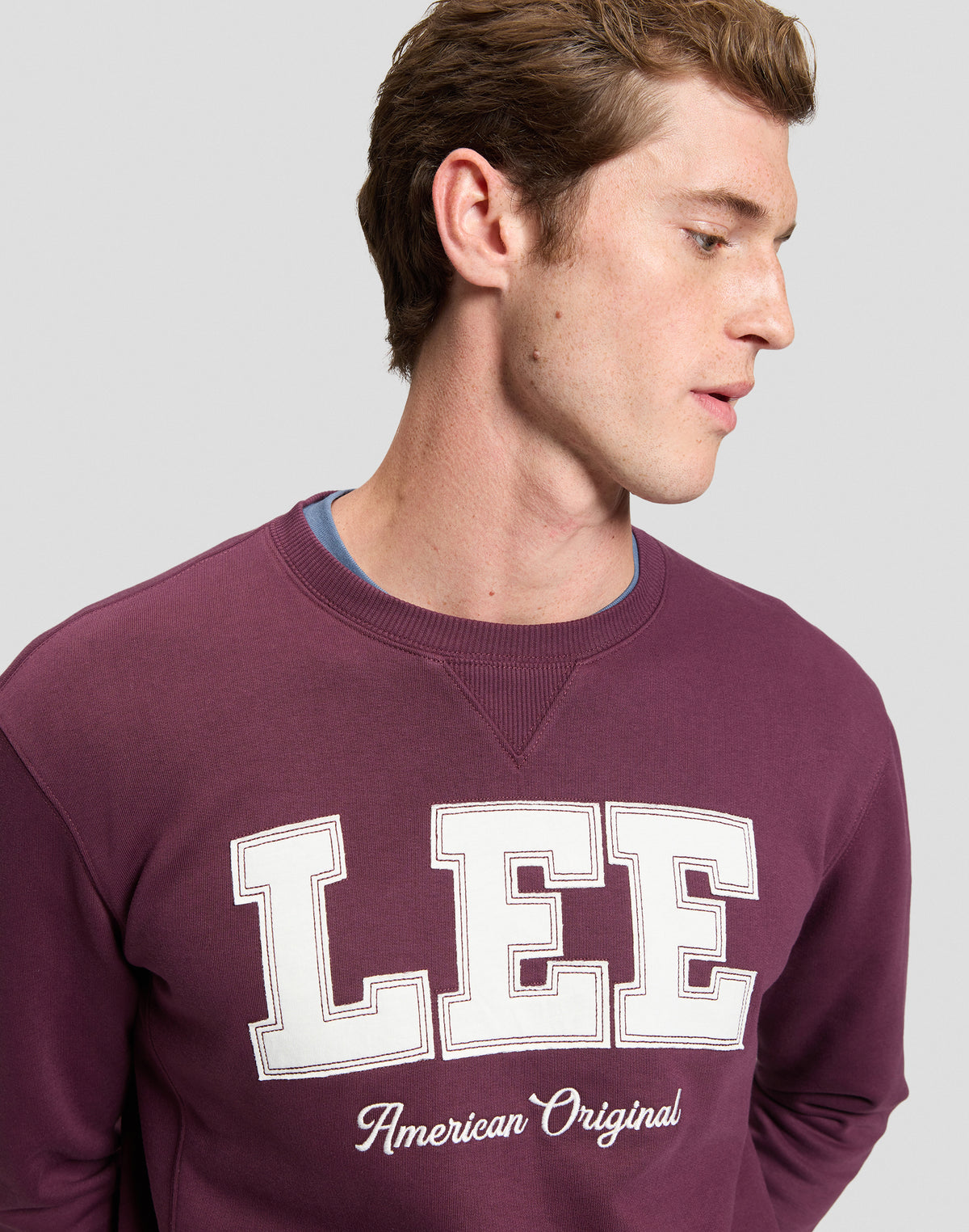 Sweatshirt Lee Original in Fig Sweatshirts Lee