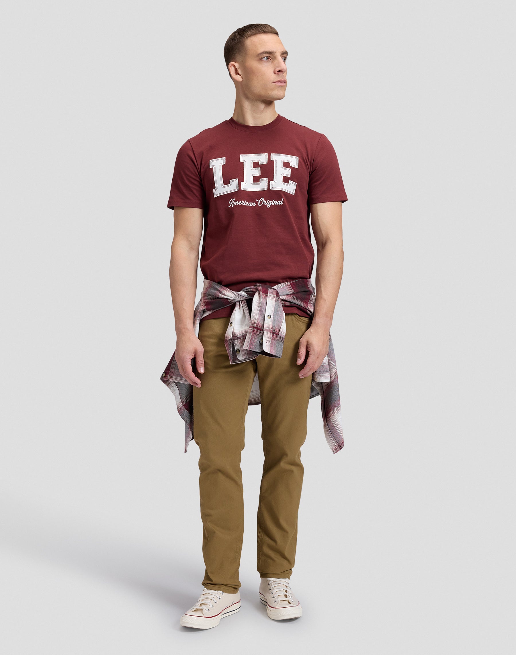 T-Shirt Lee Original in Port T-Shirts Lee