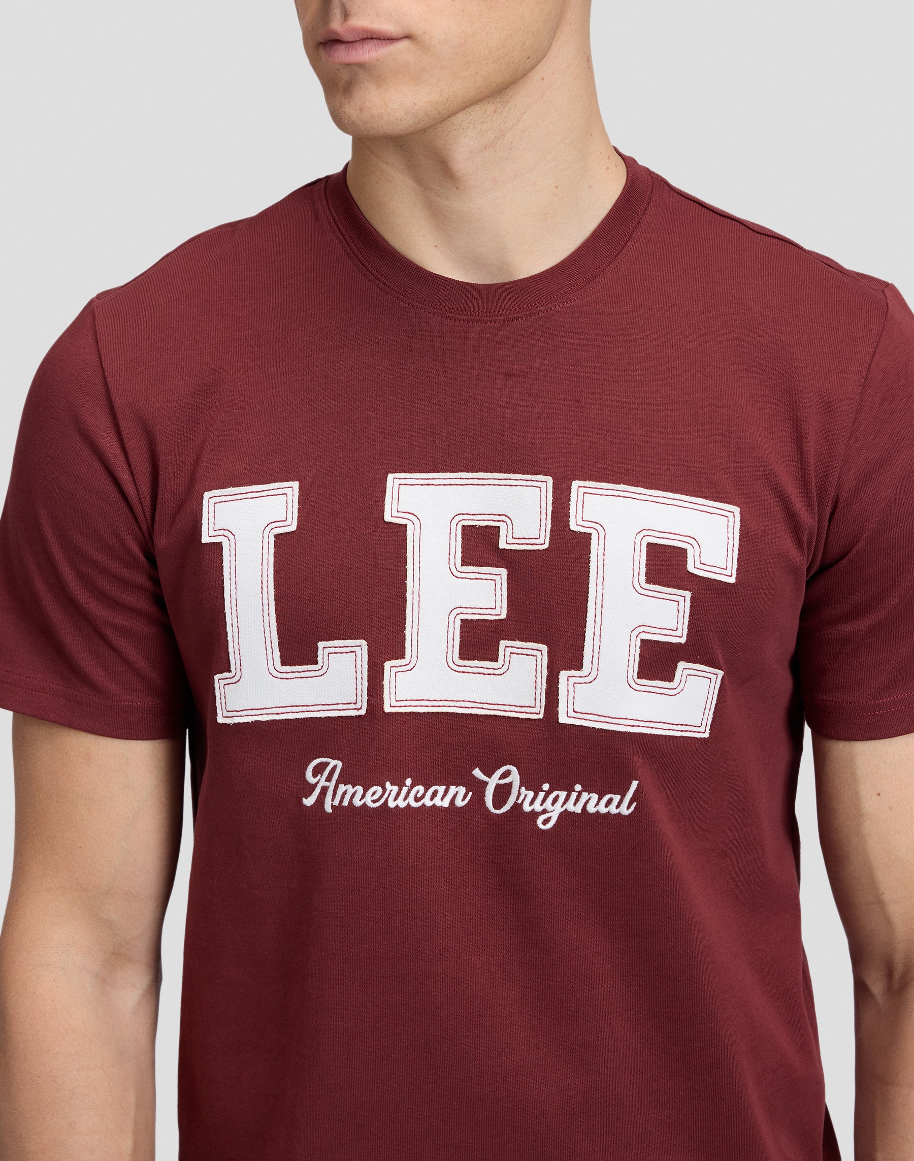 T-Shirt Lee Original in Port T-Shirts Lee