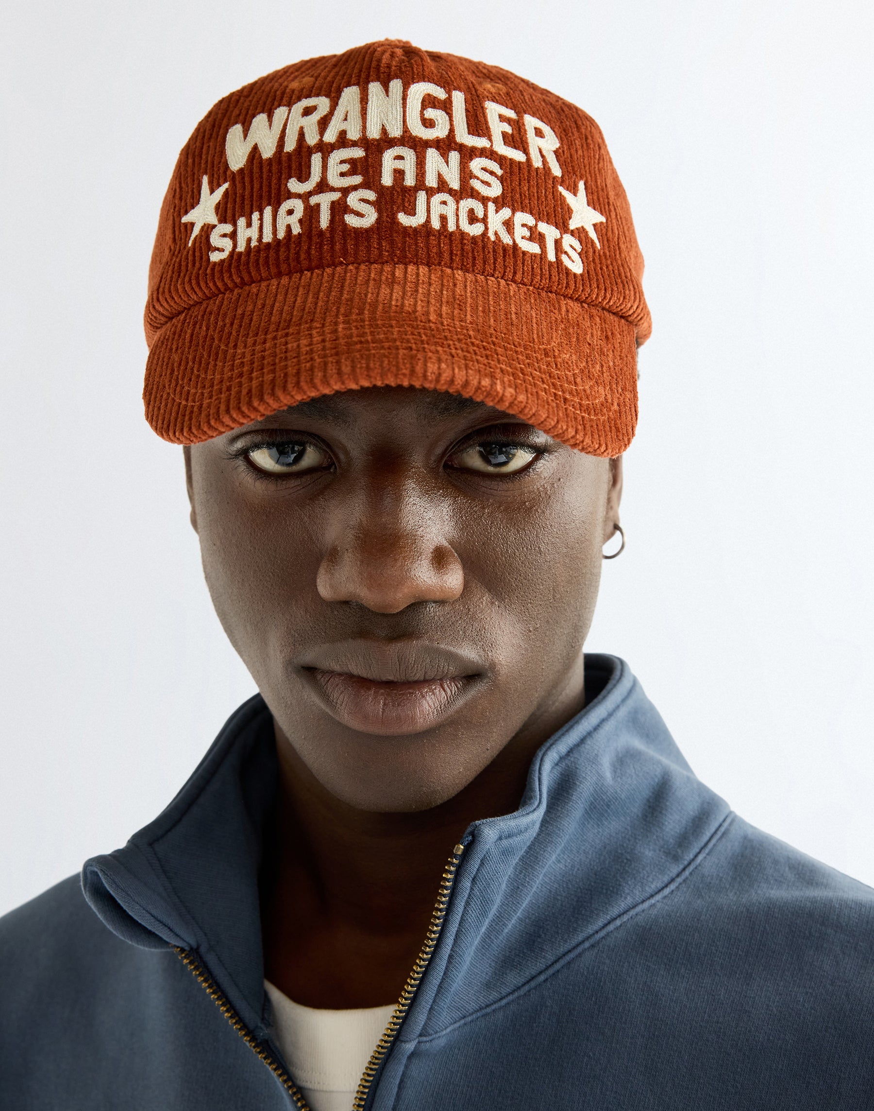 Cap Corduroy in Cognac Caps Wrangler