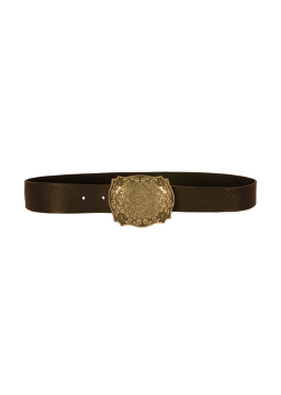 Gürtel Oversized Buckle in Dark Brown Gürtel Wrangler