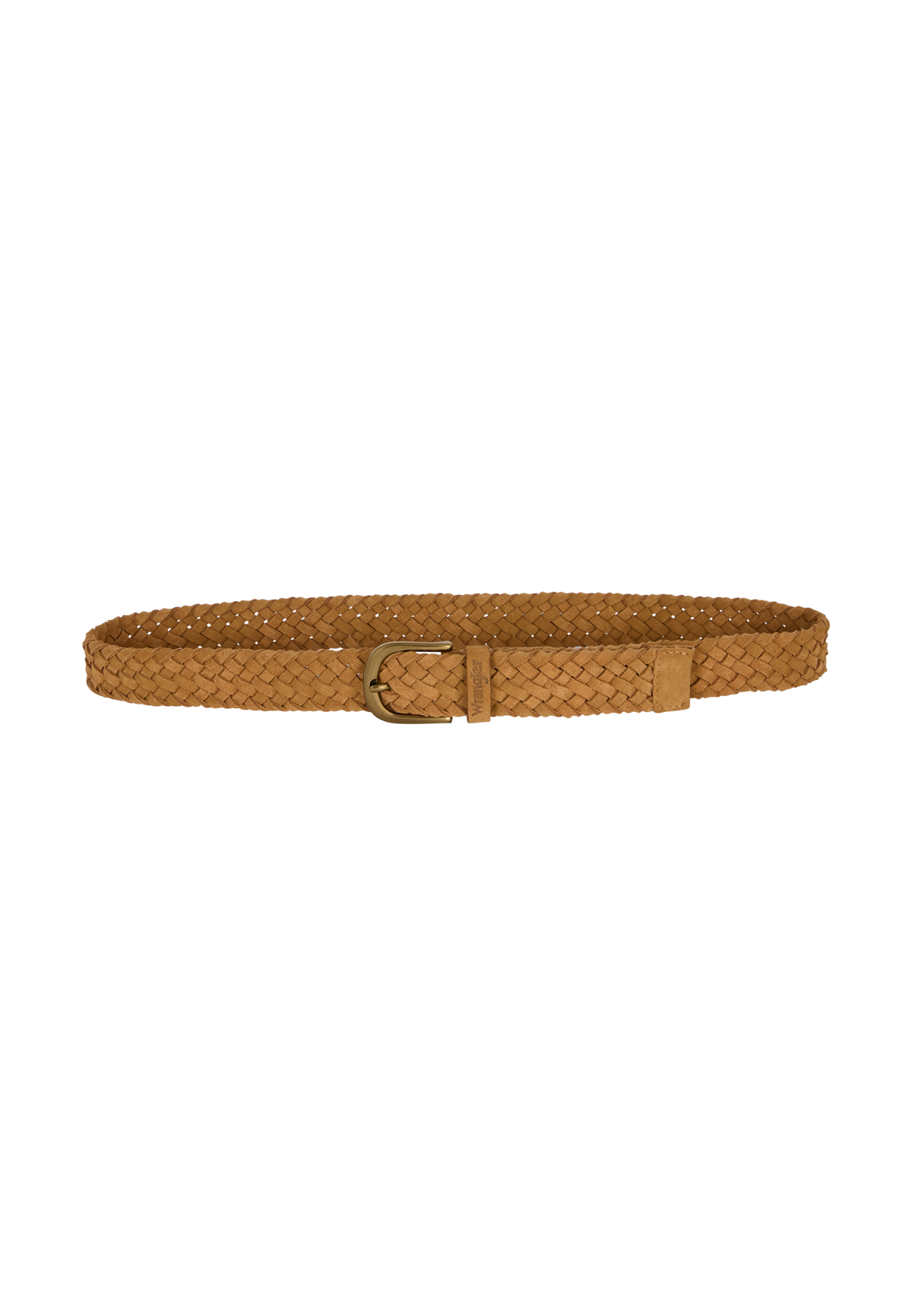 Gürtel Suede Braided in Brown Suede Gürtel Wrangler