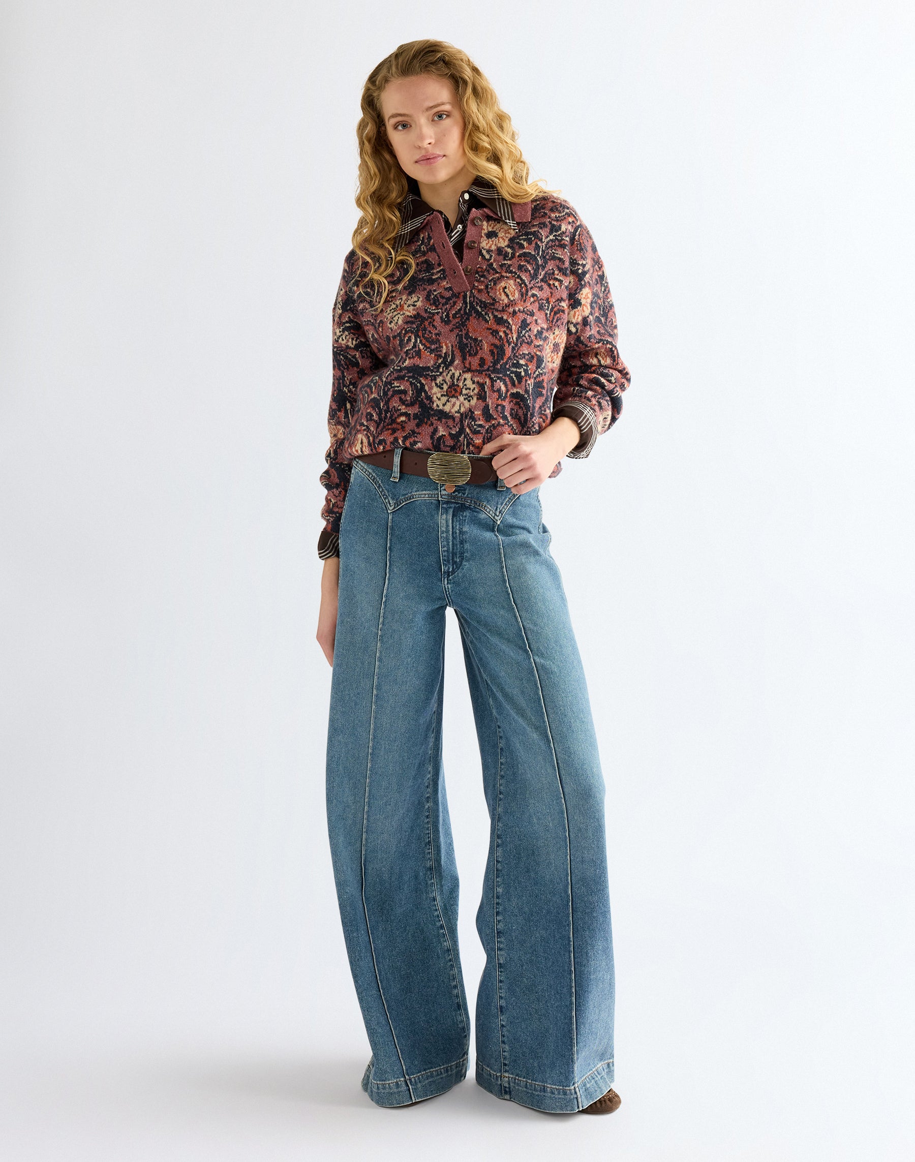 Gürtel Oval in Brown Gürtel Wrangler