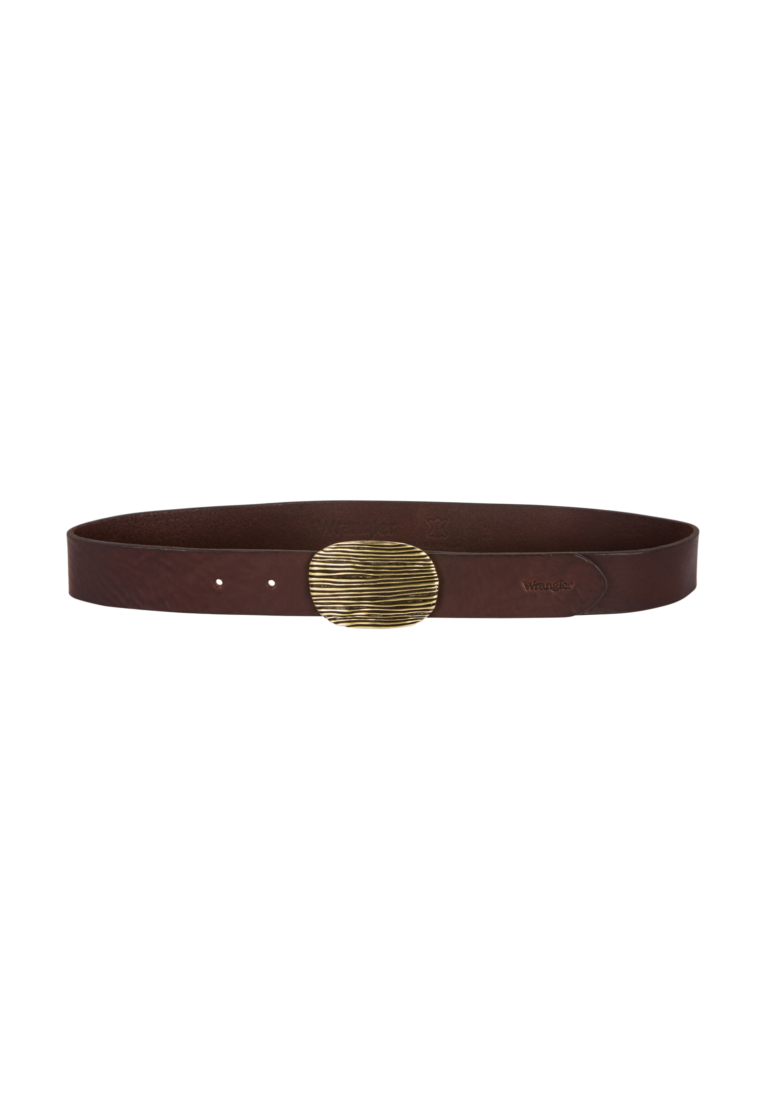 Gürtel Oval in Brown Gürtel Wrangler