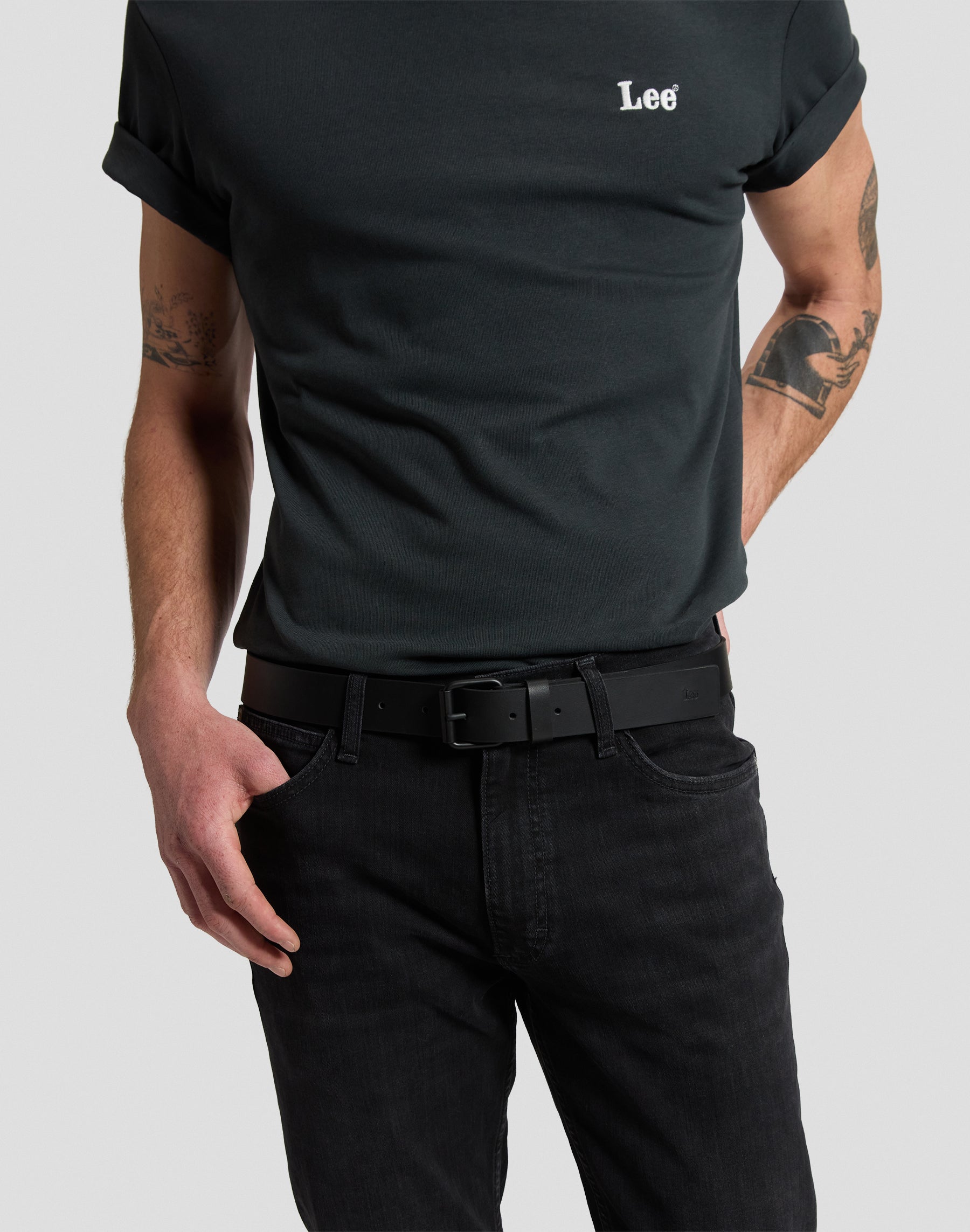 Gürtel Basic in Black Gürtel Lee
