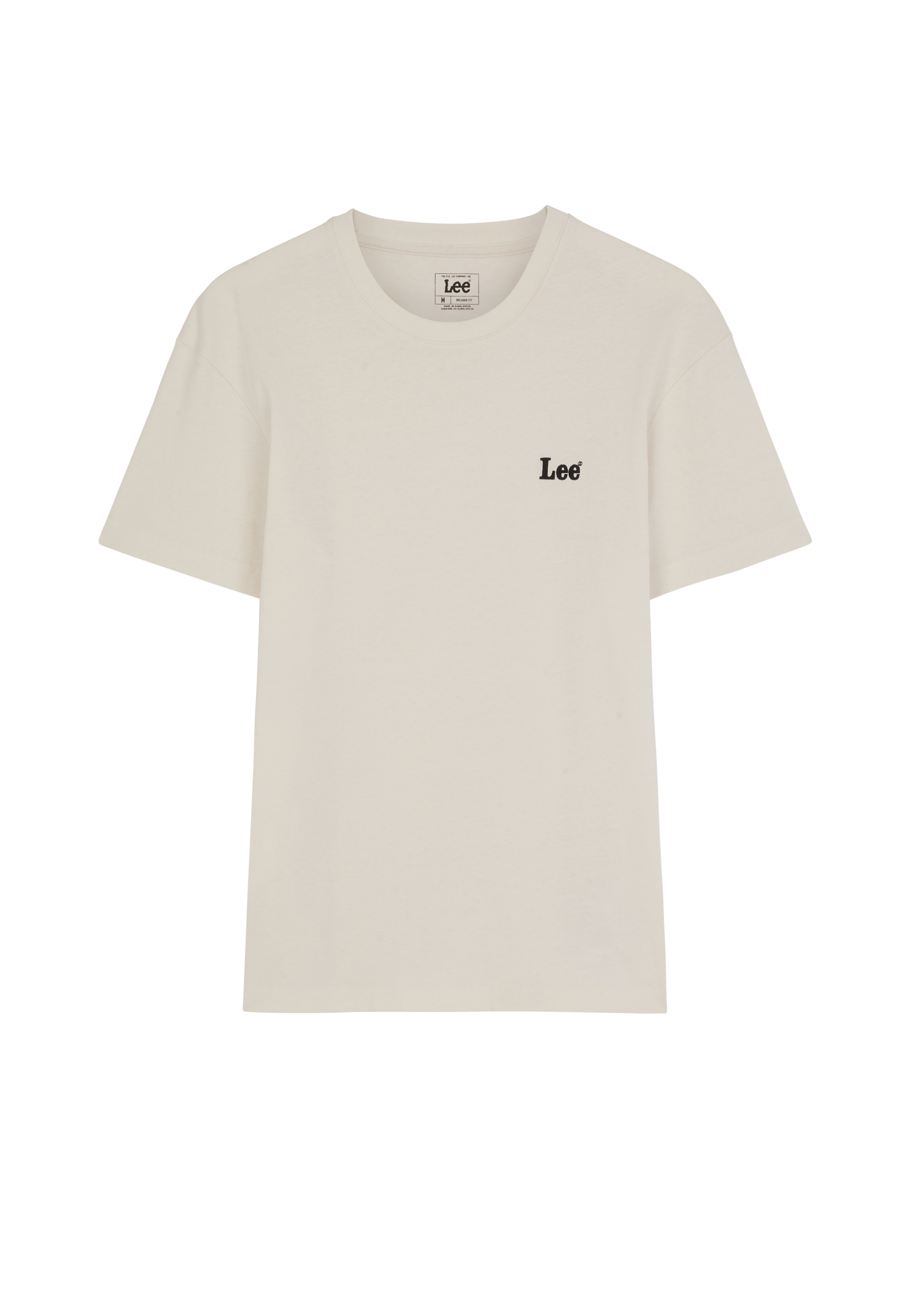 T-Shirt Small Logo in Ecru T-Shirts Lee