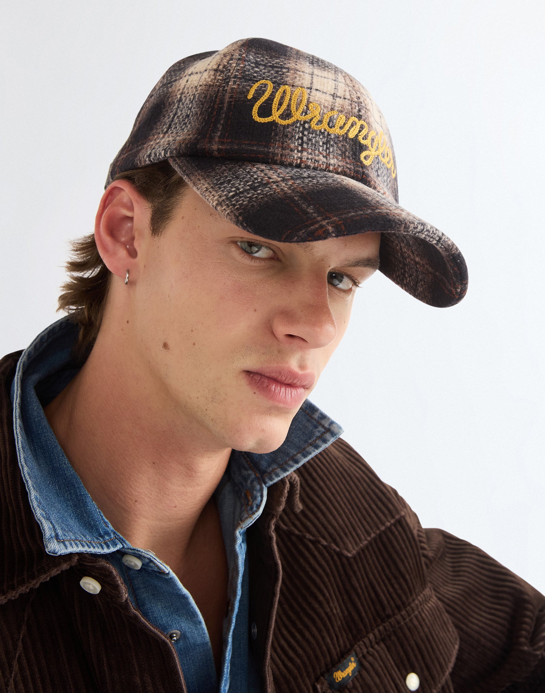 Cap Rope Logo in Chocolate Torte Caps Wrangler