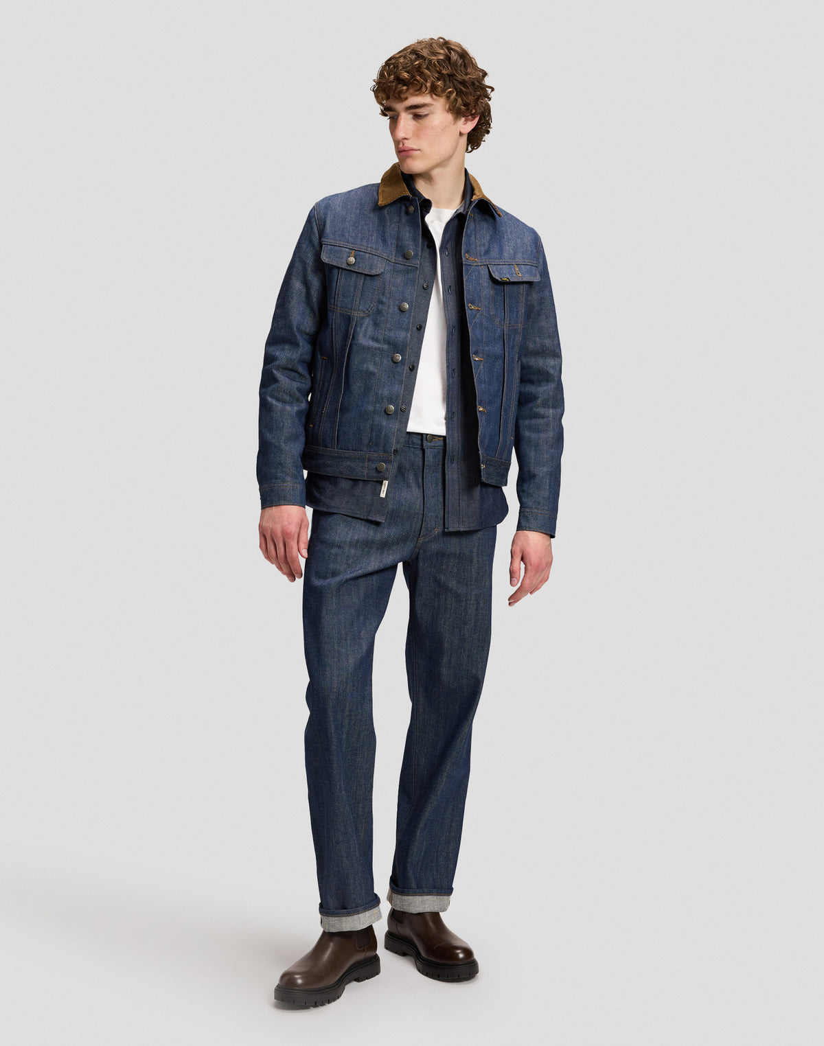 Jeansjacke 101 Storm Rider in Red Casted Lht Jacken Lee