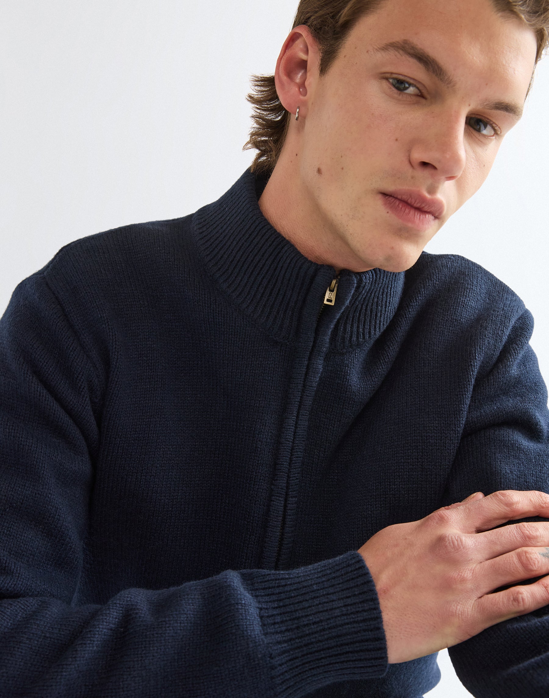 Pullover Quarter Zip in Dark Sapphire Pullover Wrangler