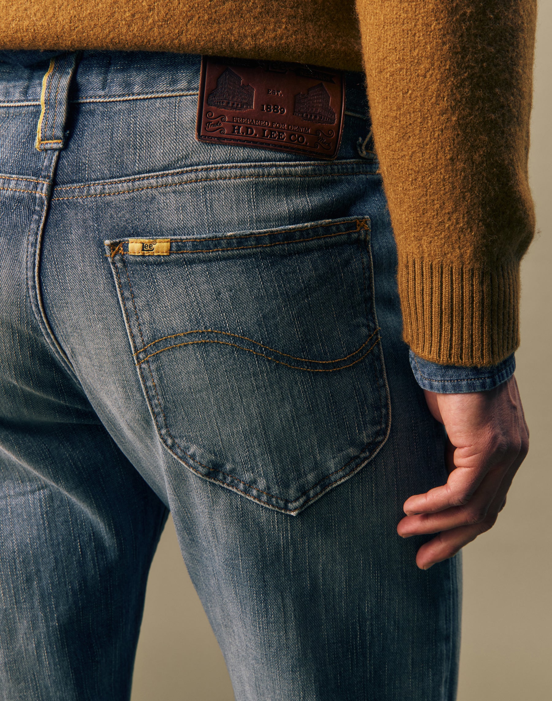Jeans Regular Tapered in Gold Rush Jeans Lee