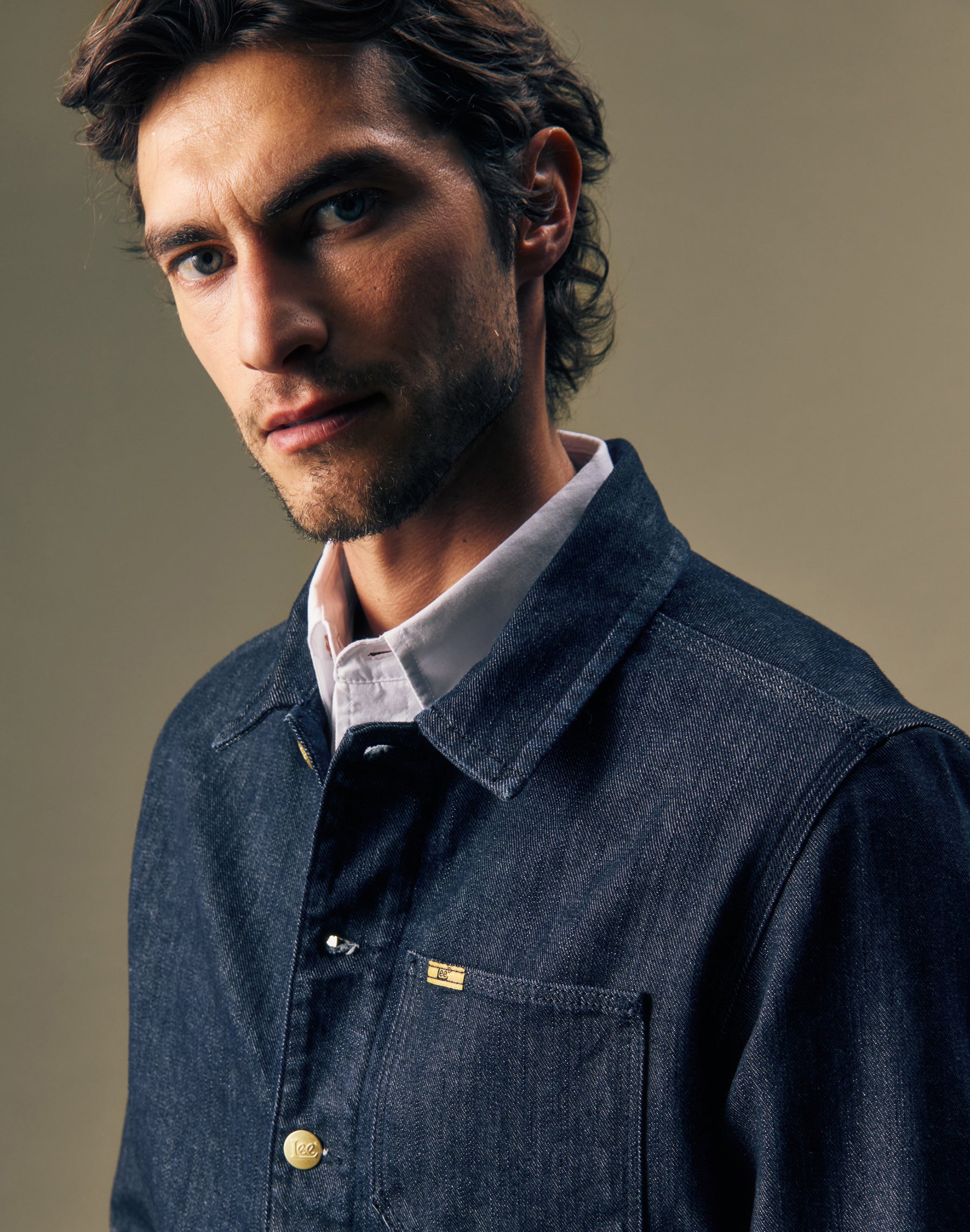 Jeansjacke Denim in Pure Gold Jacken Lee