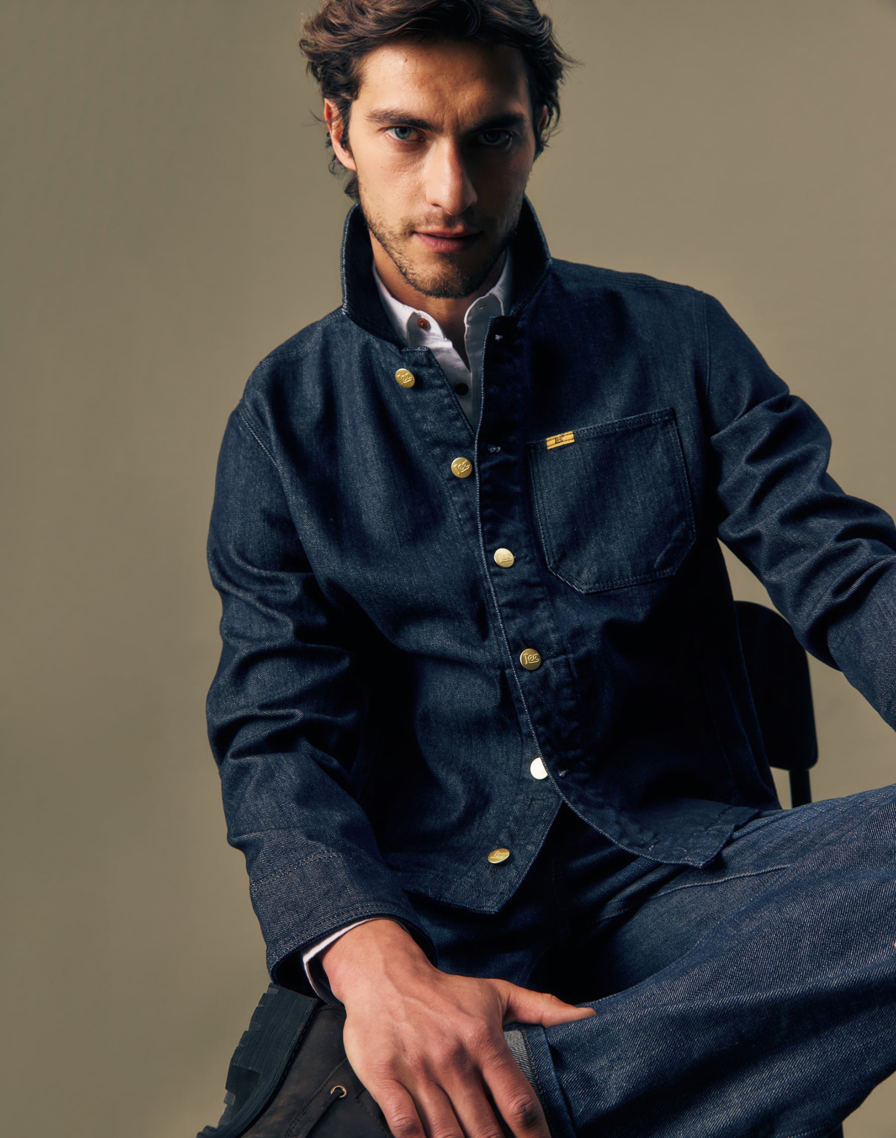 Jeansjacke Denim in Pure Gold Jacken Lee