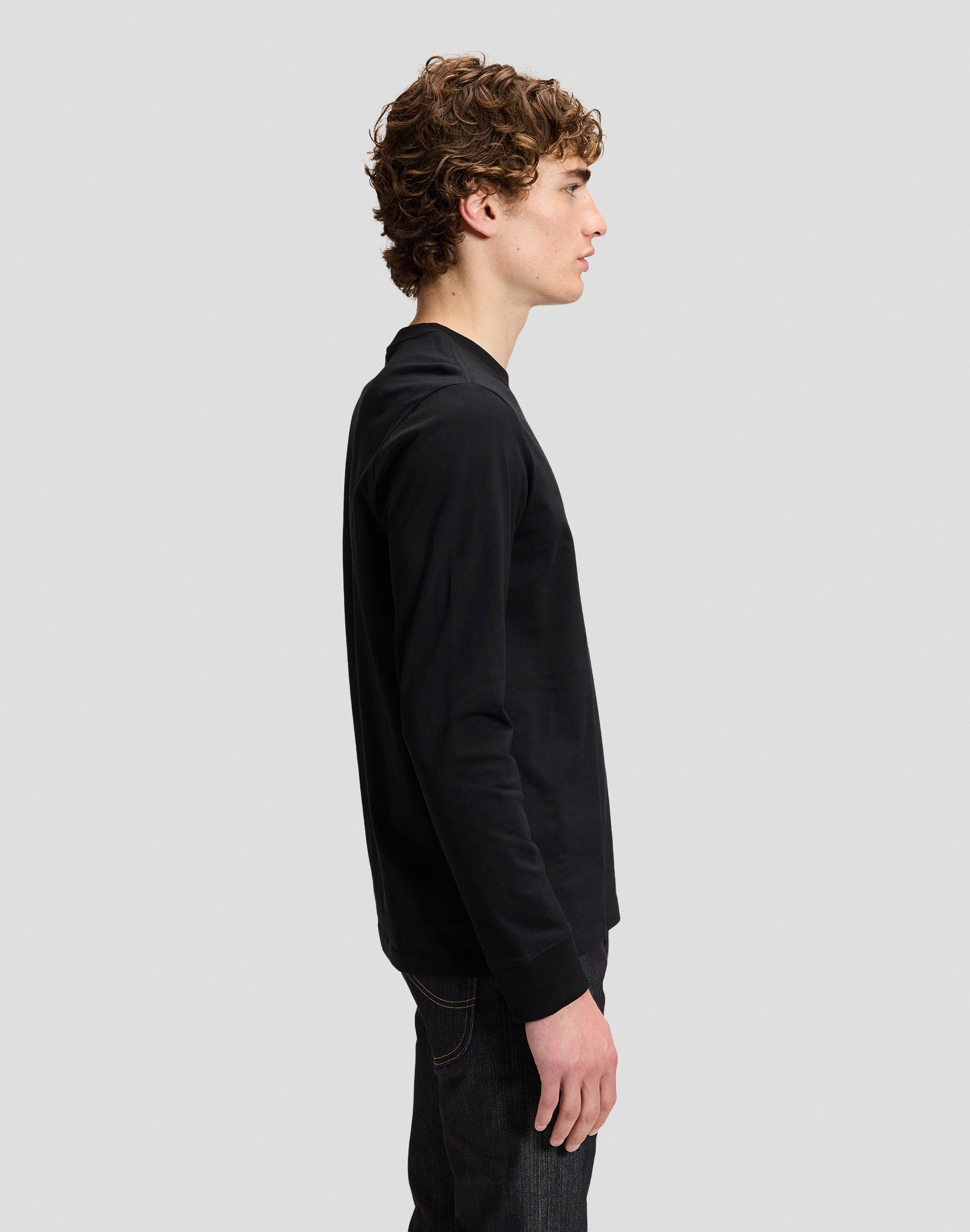 Langarmshirt 101 in Black T-Shirts Lee