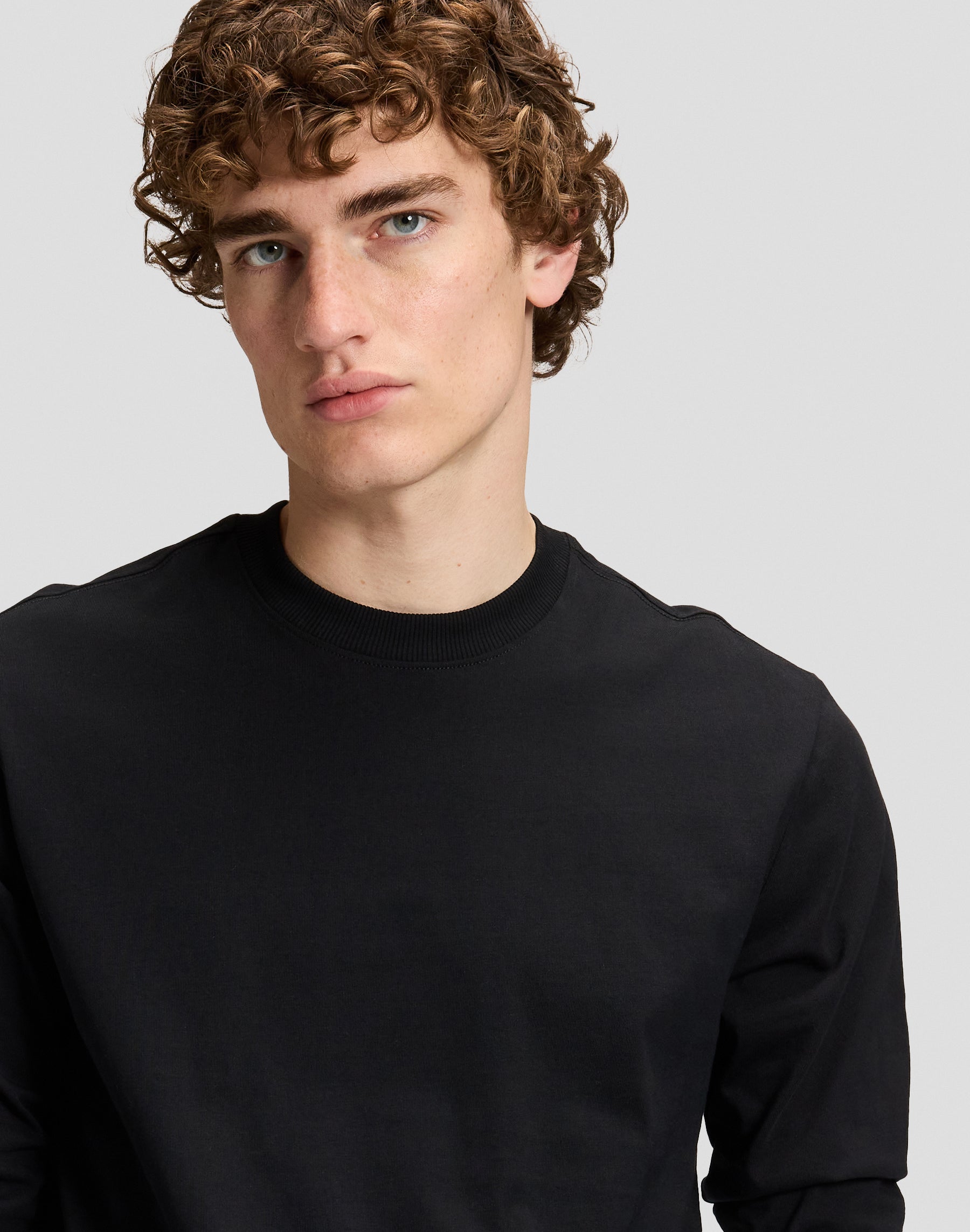 Langarmshirt 101 in Black T-Shirts Lee