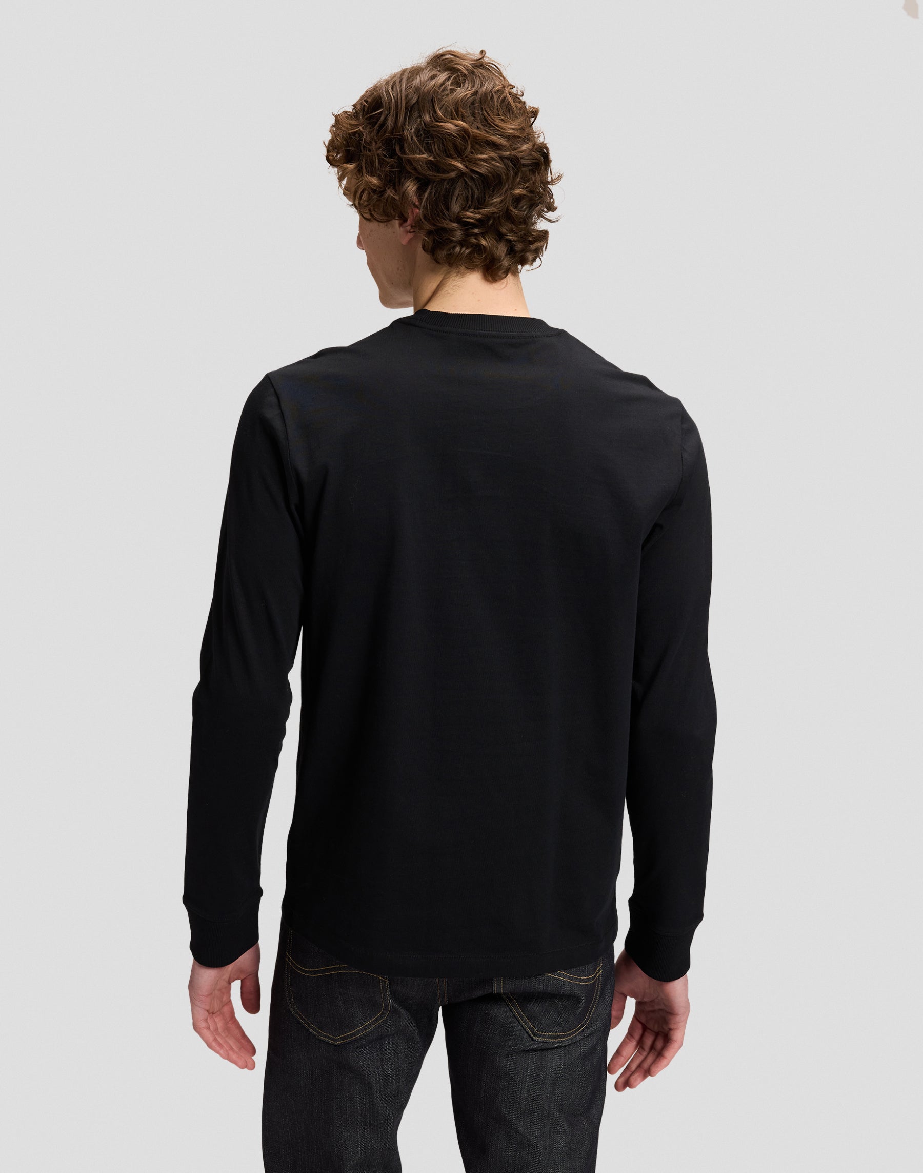 Langarmshirt 101 in Black T-Shirts Lee