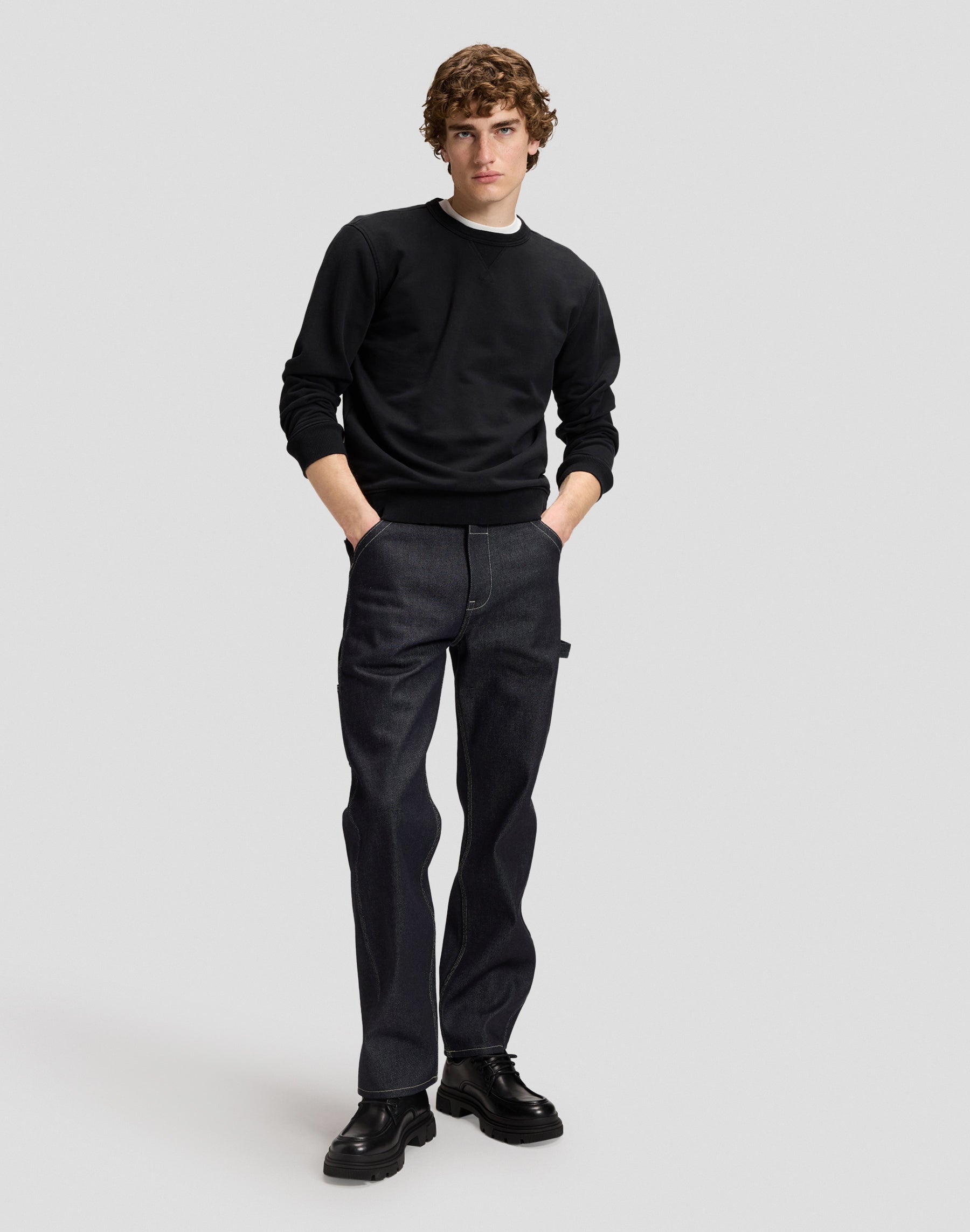 Sweatshirt 101 Terry Crew in Black Sweatshirts Lee