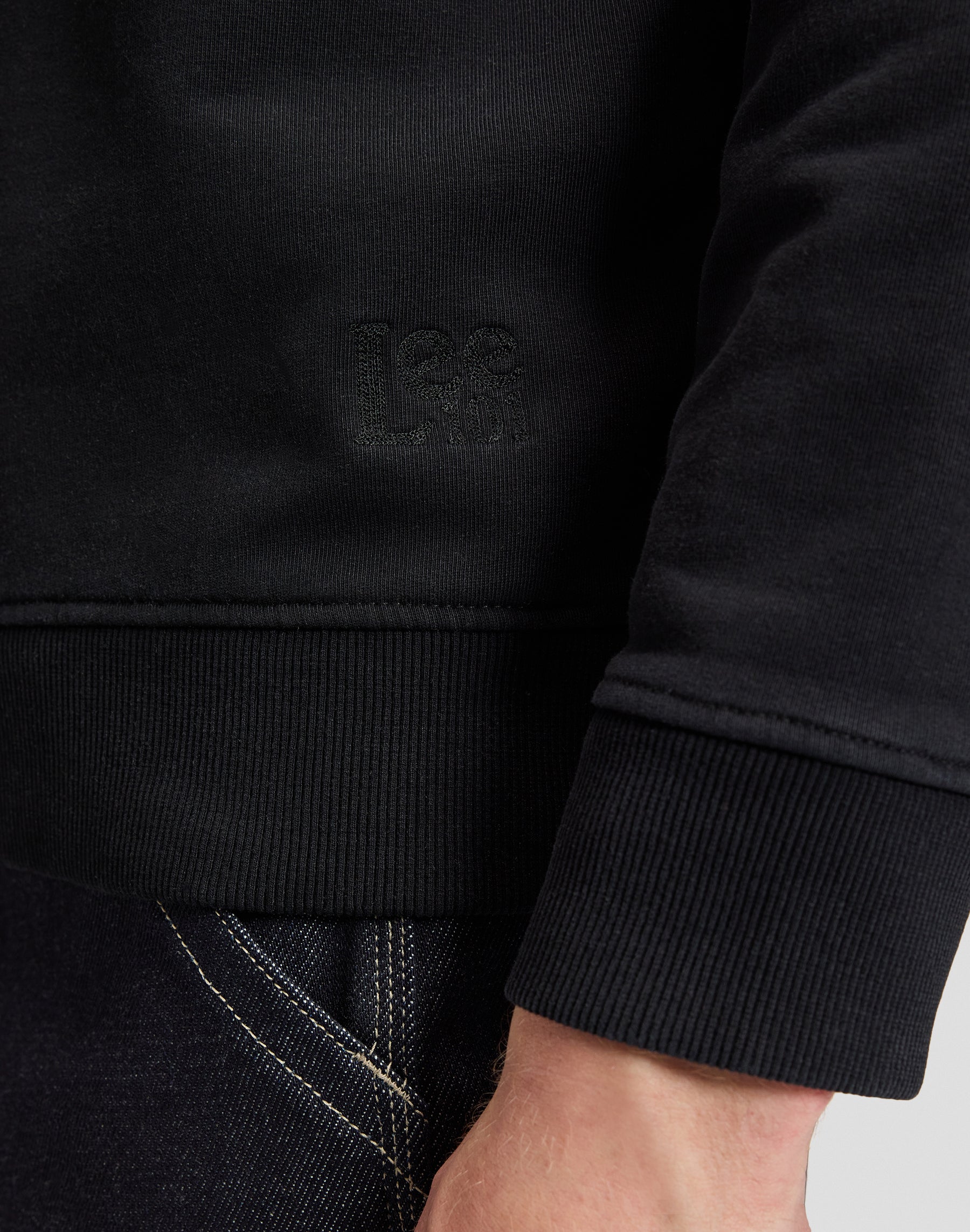 Sweatshirt 101 Terry Crew in Black Sweatshirts Lee