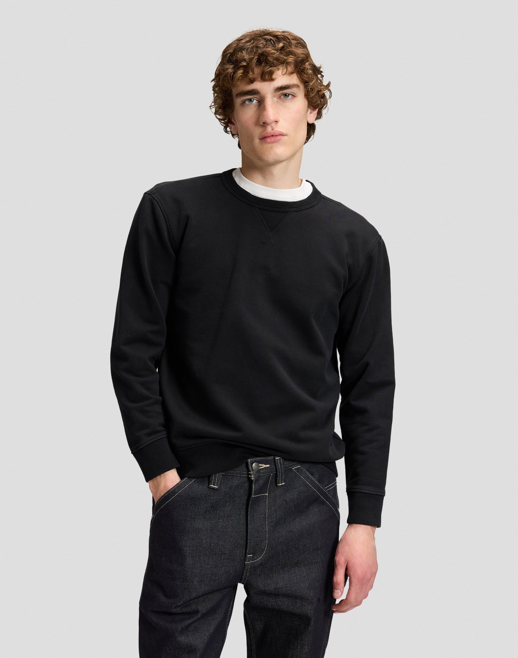 Sweatshirt 101 Terry Crew in Black Sweatshirts Lee