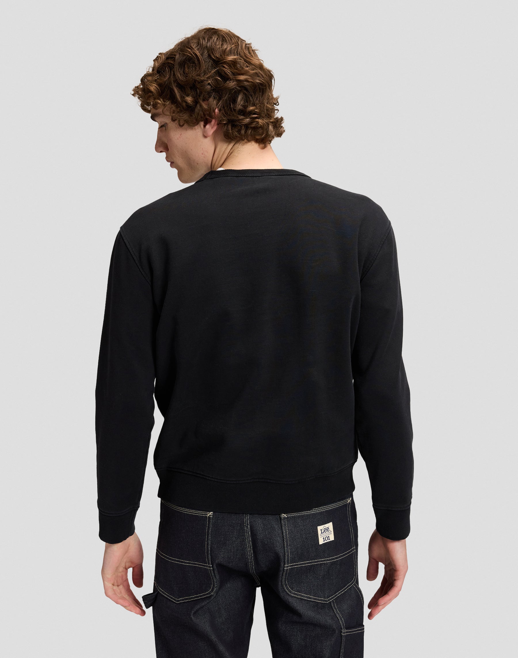Sweatshirt 101 Terry Crew in Black Sweatshirts Lee
