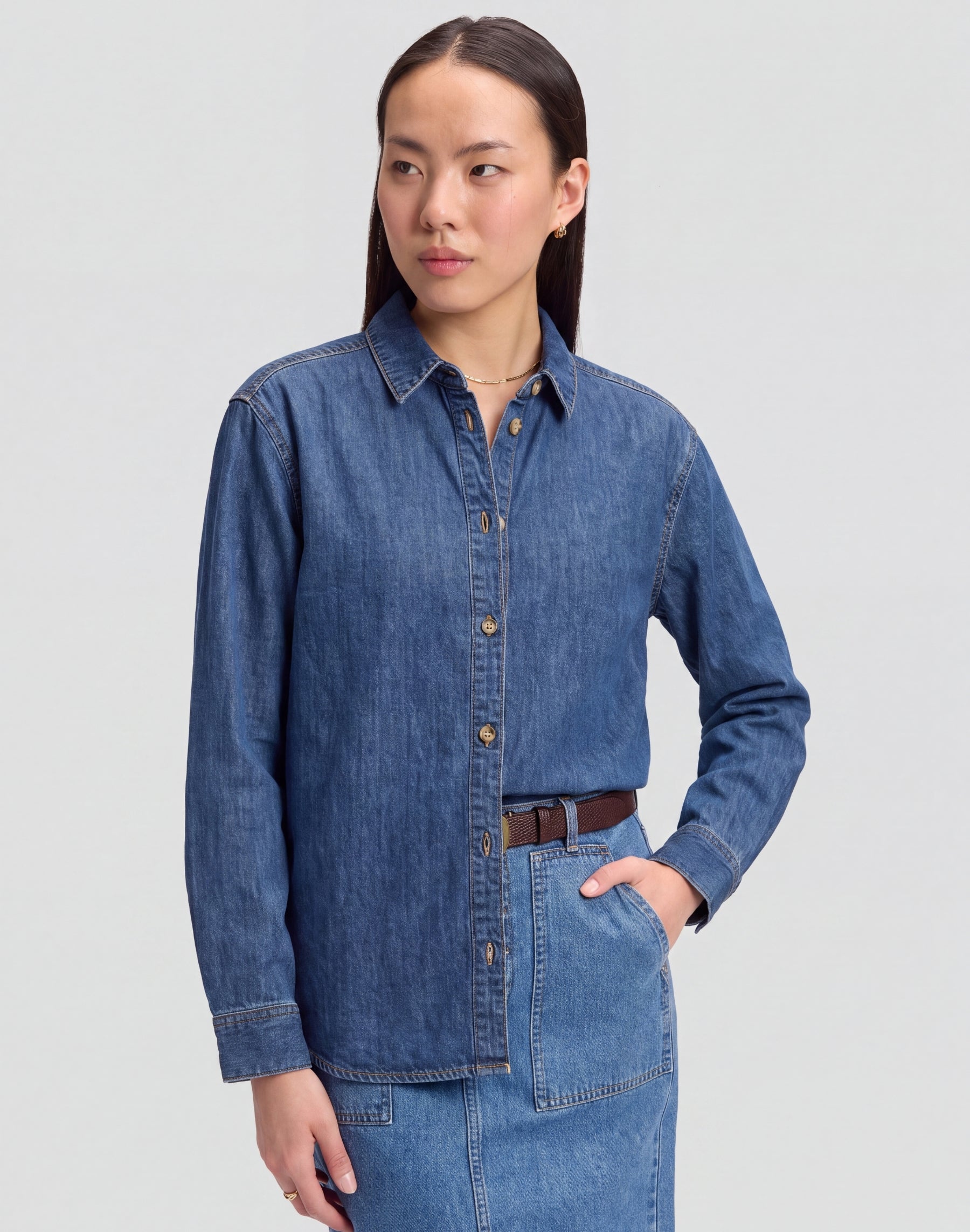 Hemd Classic in Brash Blue