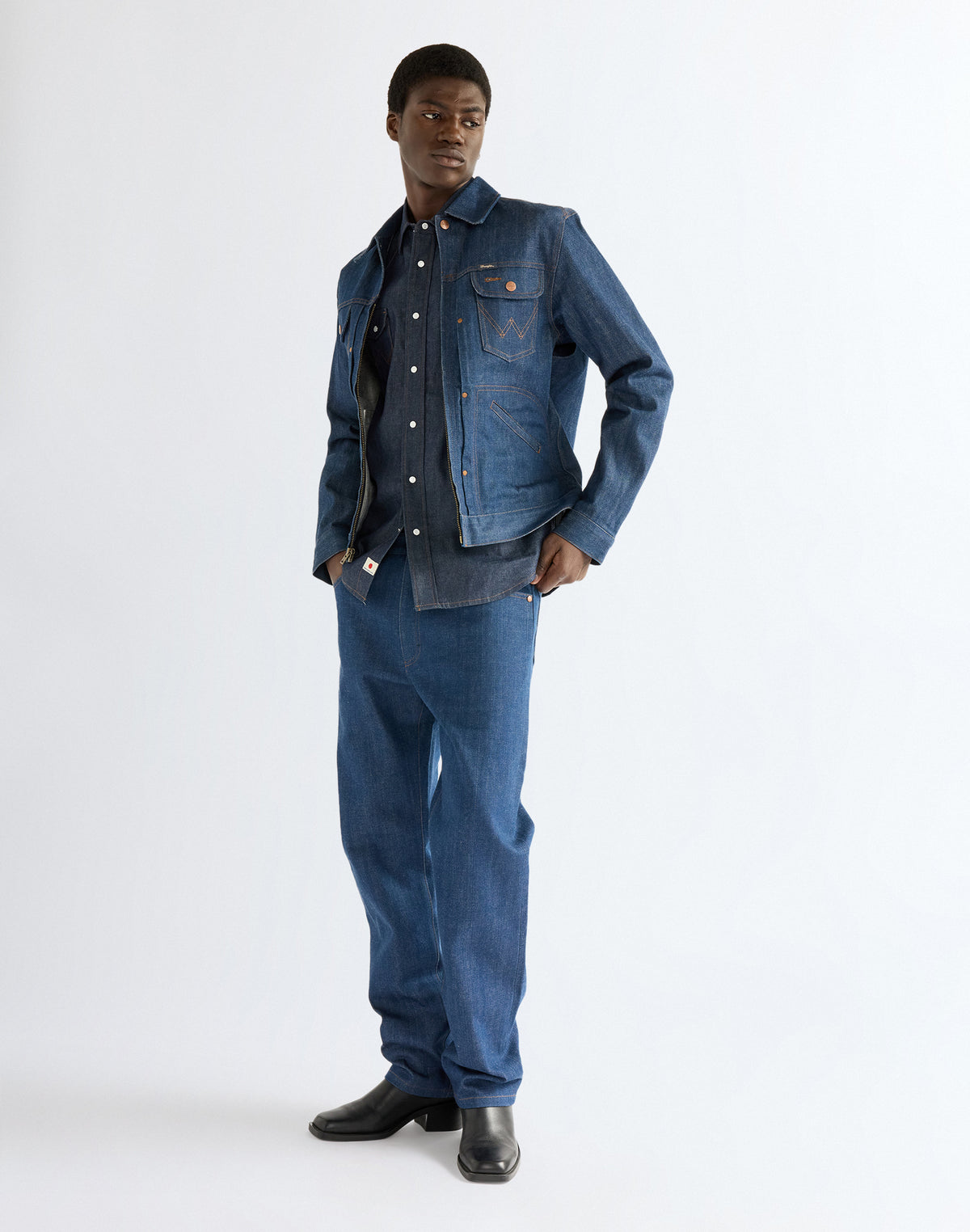 Jeansjacke 11Mjz in Indigo Raw Jacken Wrangler