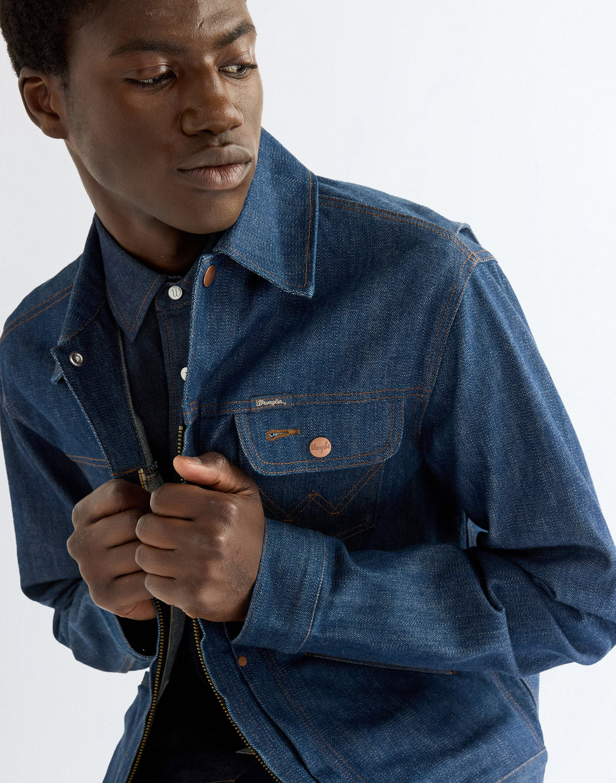 Jeansjacke 11Mjz in Indigo Raw Jacken Wrangler