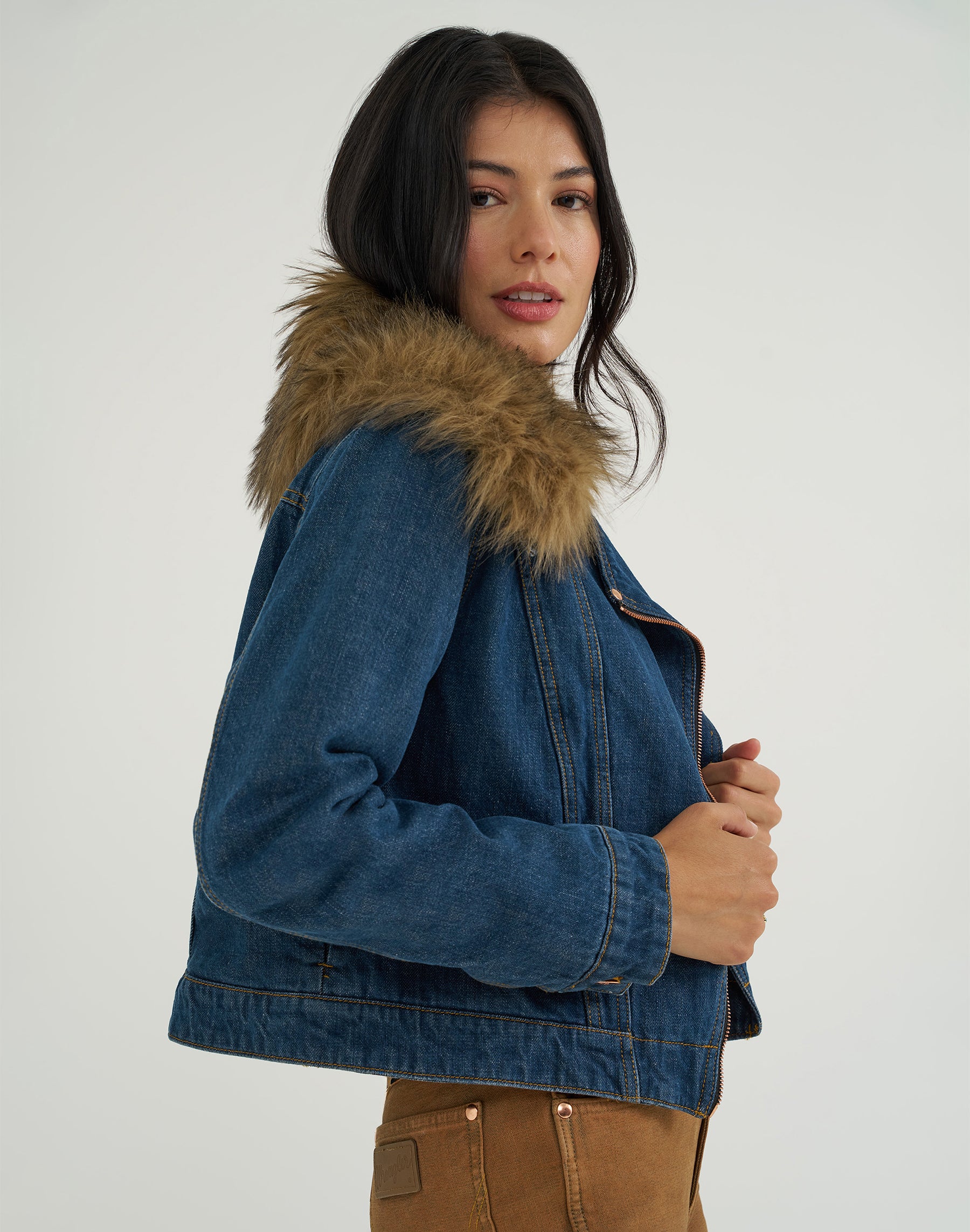 Jeansjacke Moto in Denim Jacken Wrangler