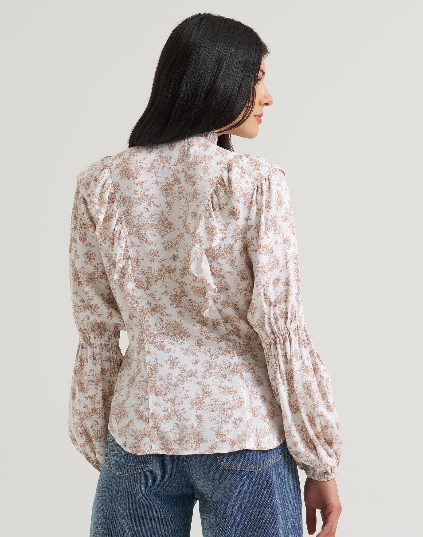 Bluse Lainey in Folk Floral Hemden Wrangler