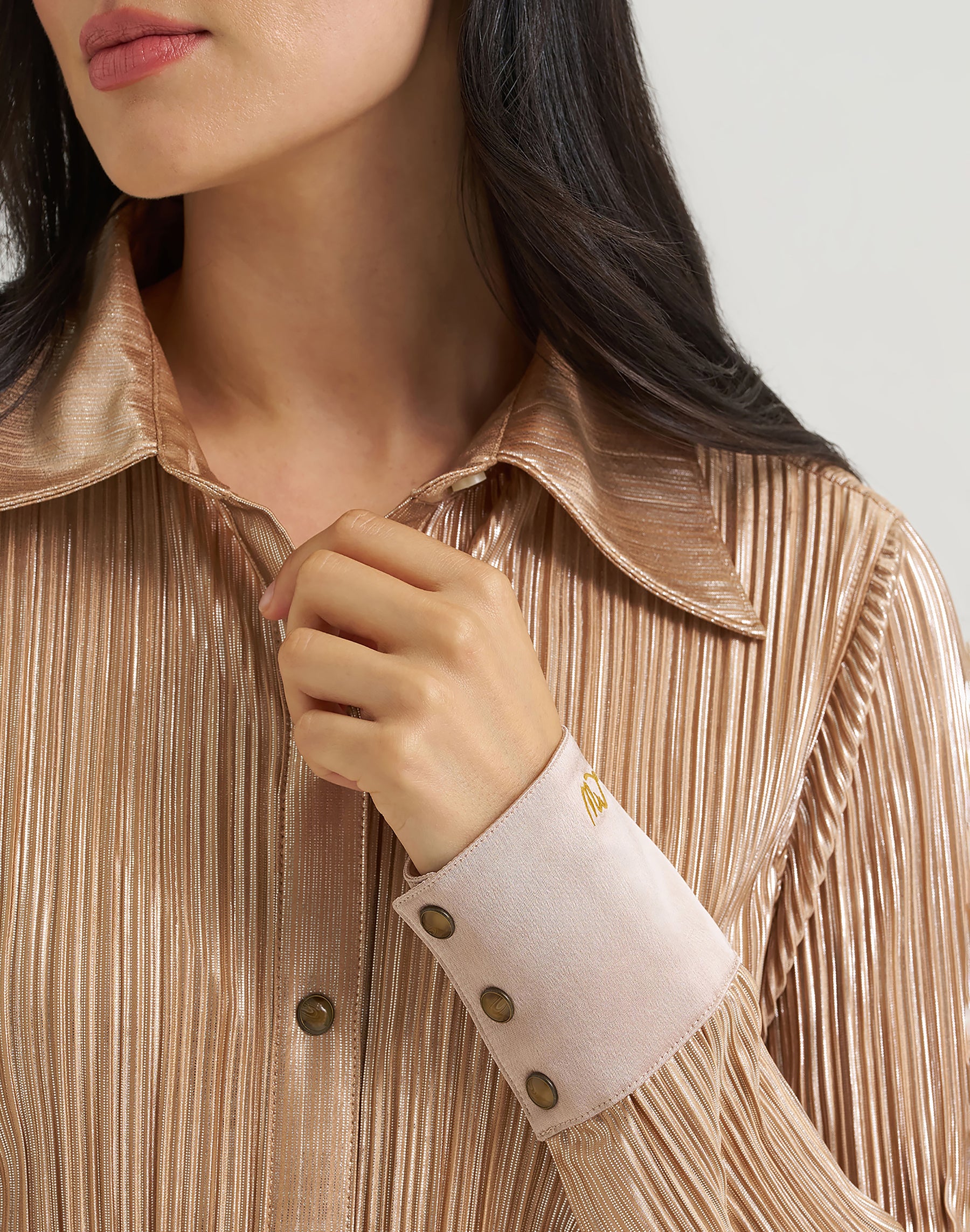 Hemd Lainey Snap in Rose Gold Hemden Wrangler