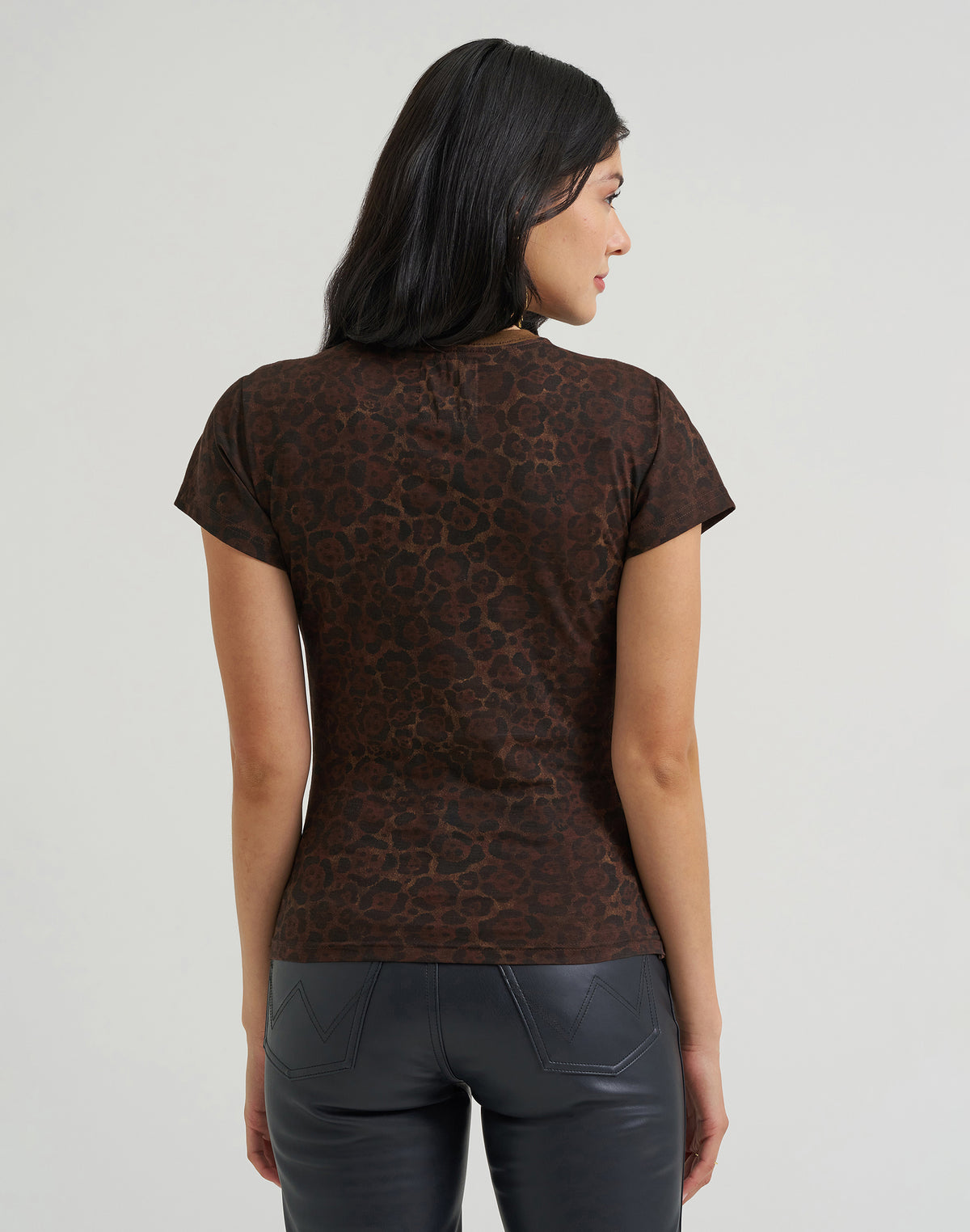 T-Shirt Rodeo Nights in Leopard Print T-Shirts Wrangler