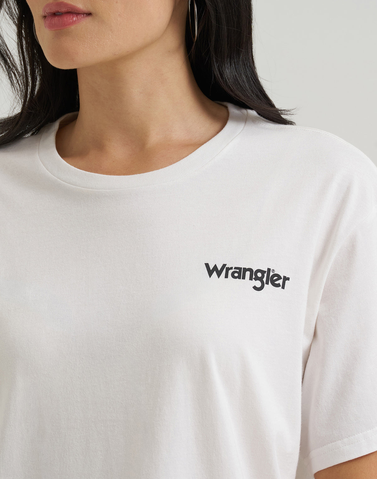 T-Shirt Click Your Boots in Winter White T-Shirts Wrangler