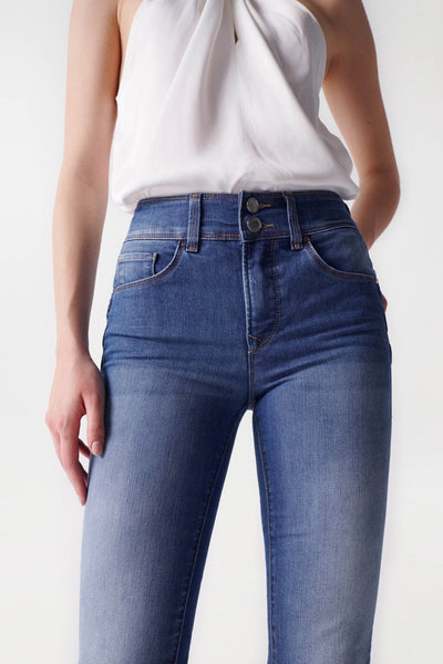 Secret Slim Push-In in Medium Wash Jeans Salsa Jeans   