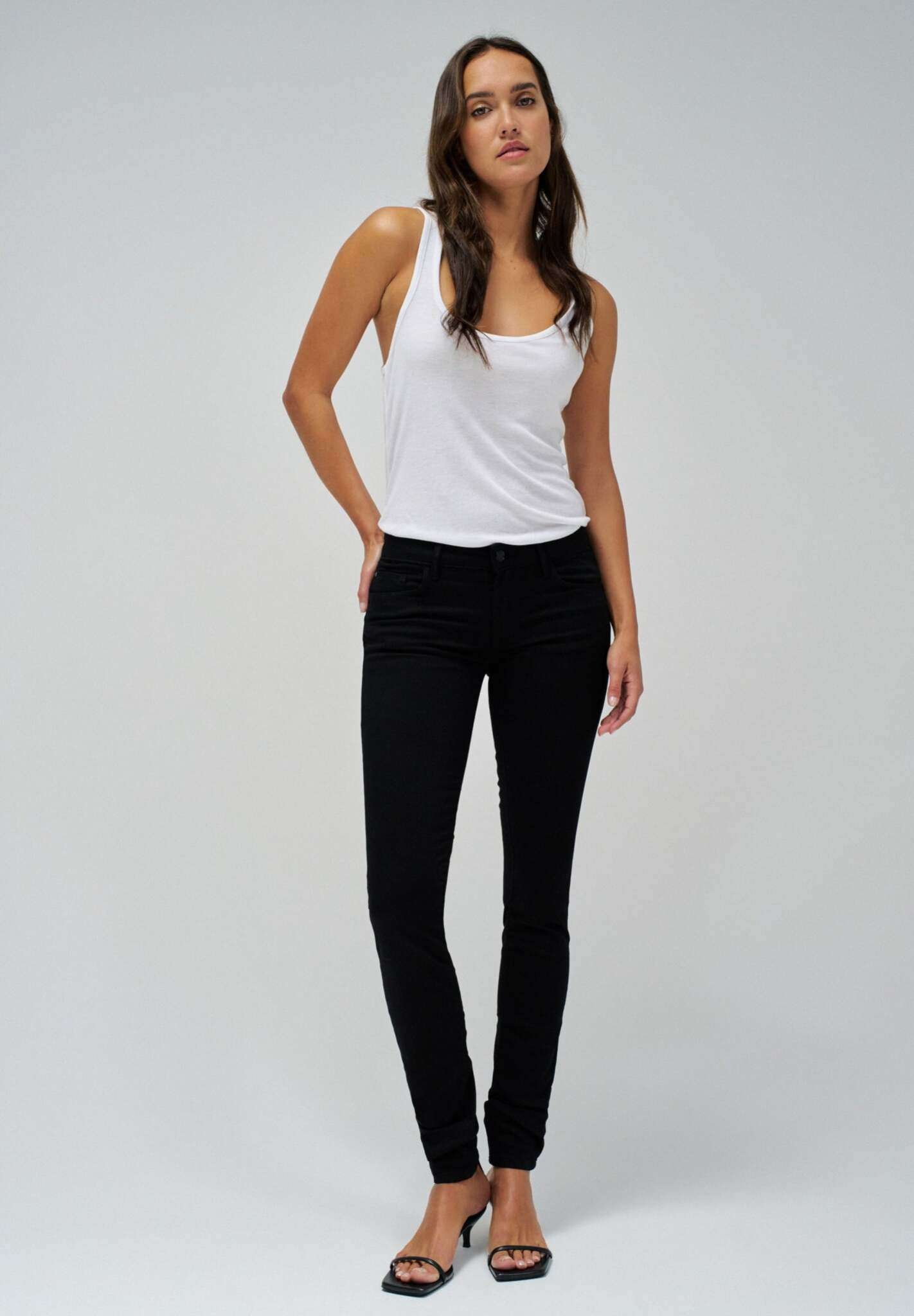 Wonder Skinny Push-Up in Black Jeans Salsa Jeans