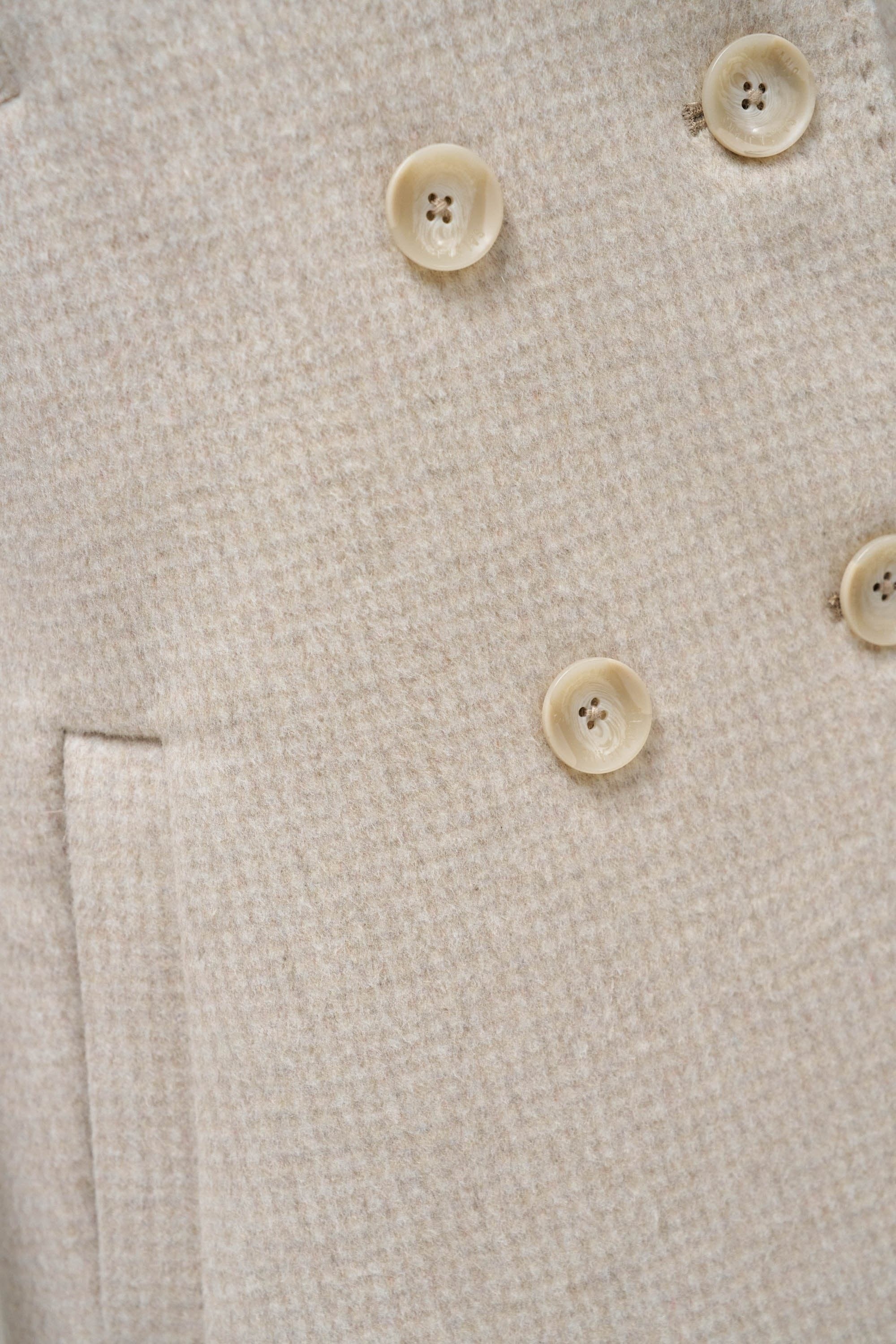 Grace Long Woolen Coat in Light Beige V1 Jacken Salsa Jeans