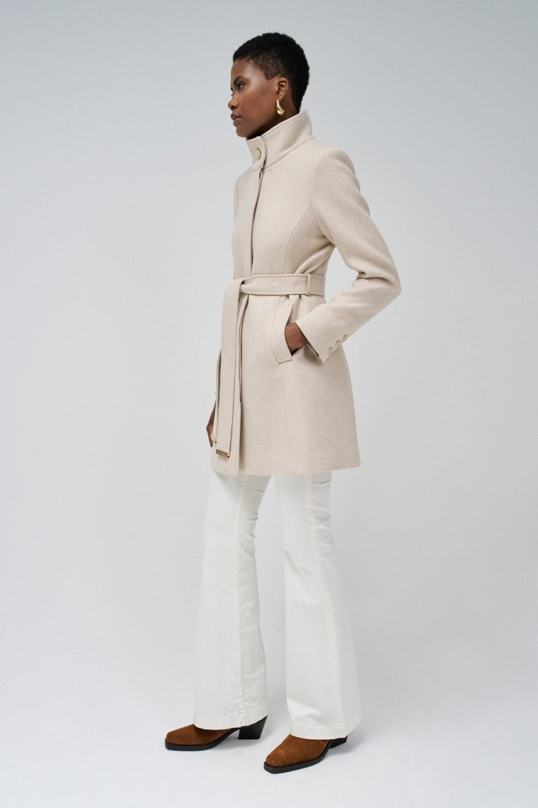 The Reimagined Wool Coat in Medium Beige V4 Jacken Salsa Jeans   