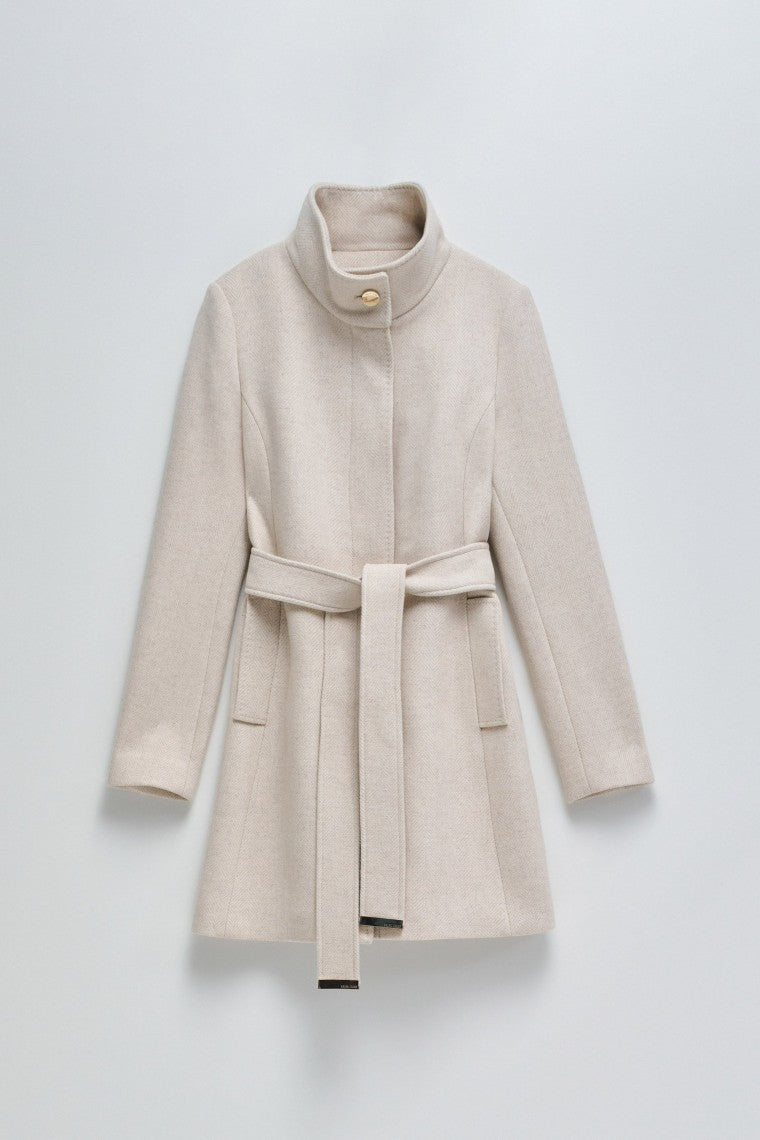 The Reimagined Wool Coat in Medium Beige V4 Jacken Salsa Jeans   