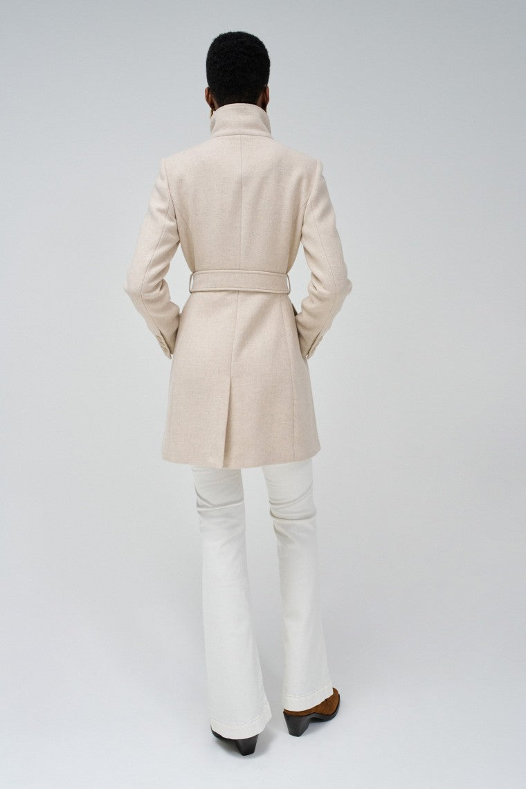 The Reimagined Wool Coat in Medium Beige V4 Jacken Salsa Jeans   