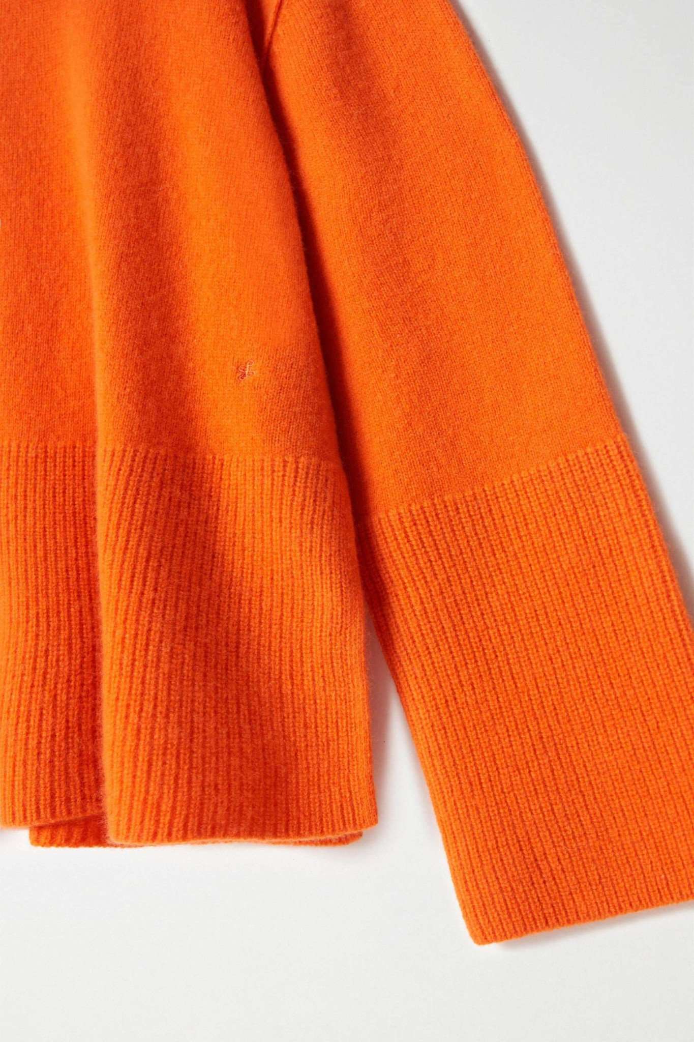 Turtle Neck Wool&Cashmir in Dark Orange Pullover Salsa Jeans   